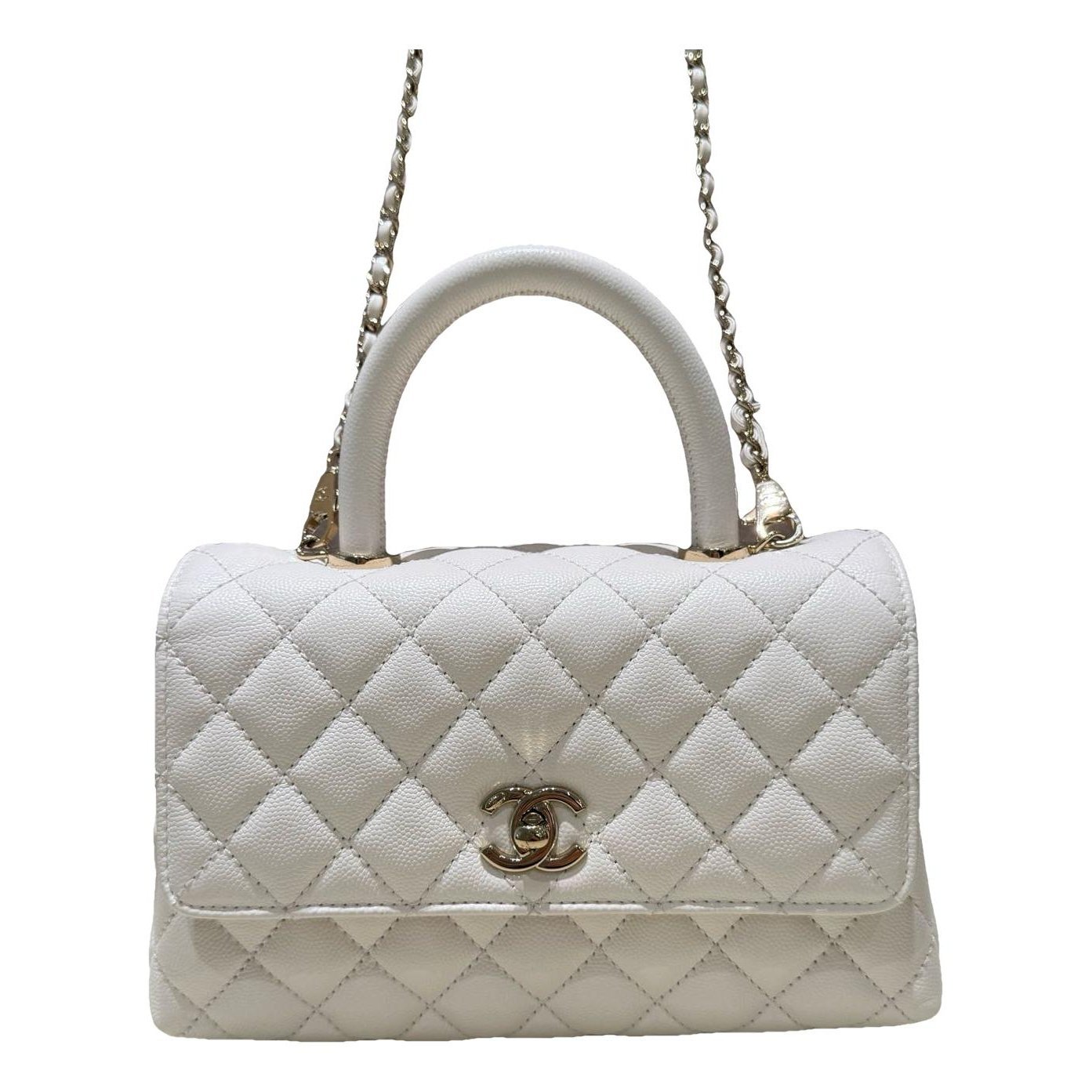 Coco Handle leather handbag