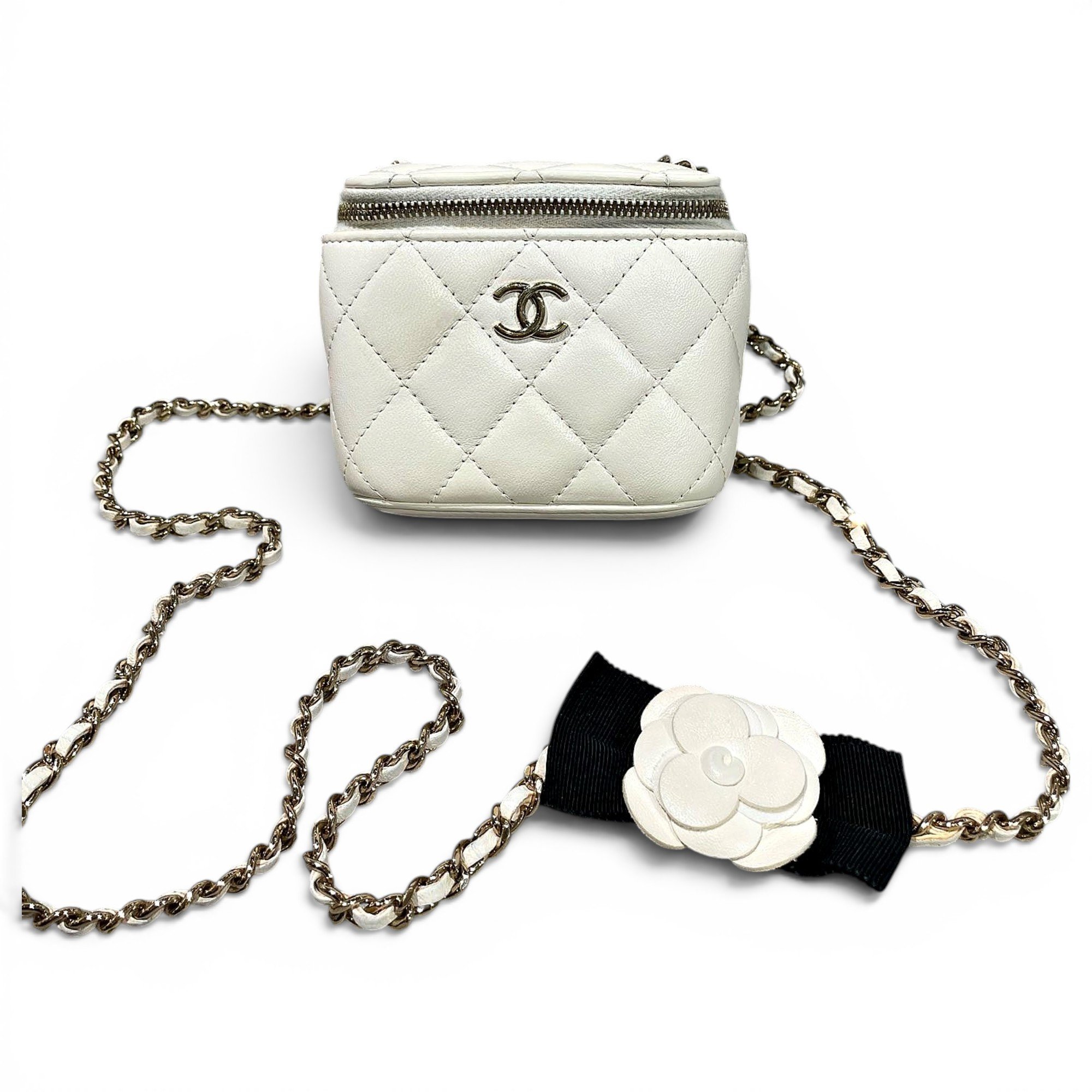 Vanity leather mini bag