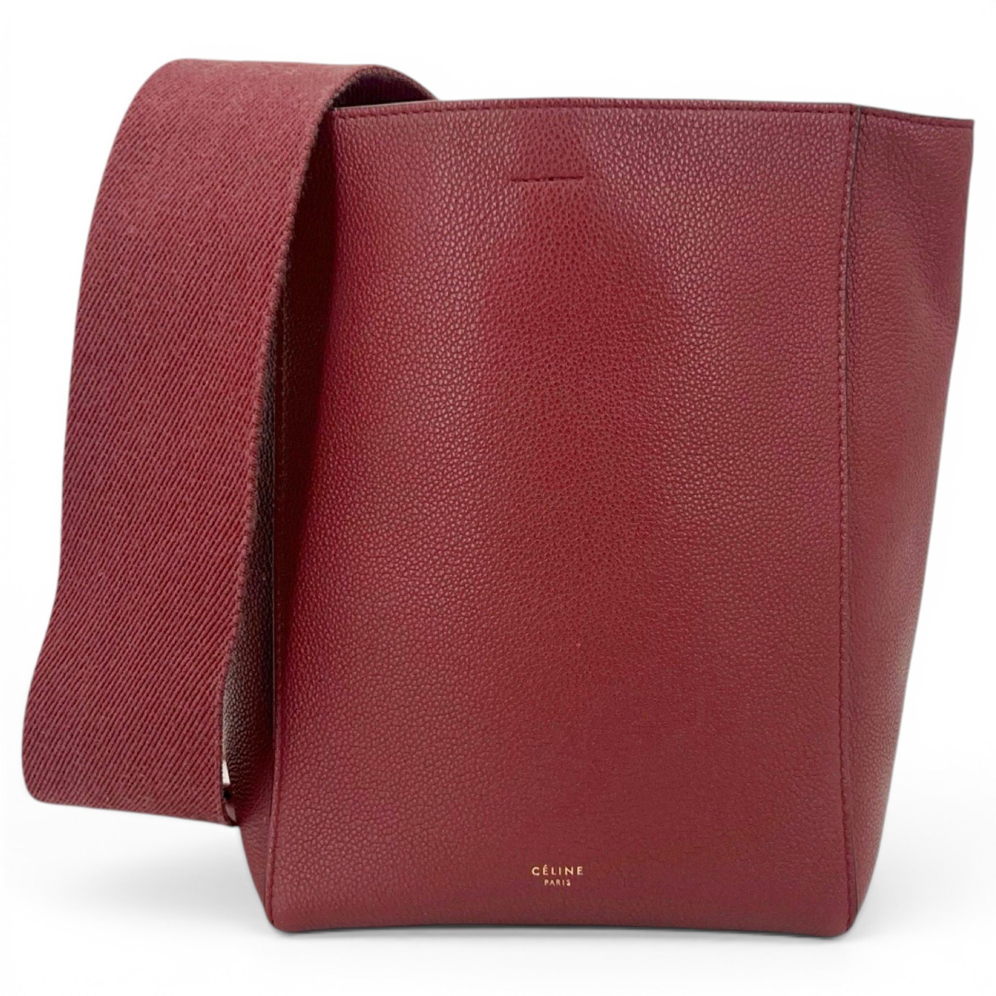 Seau Sangle leather handbag