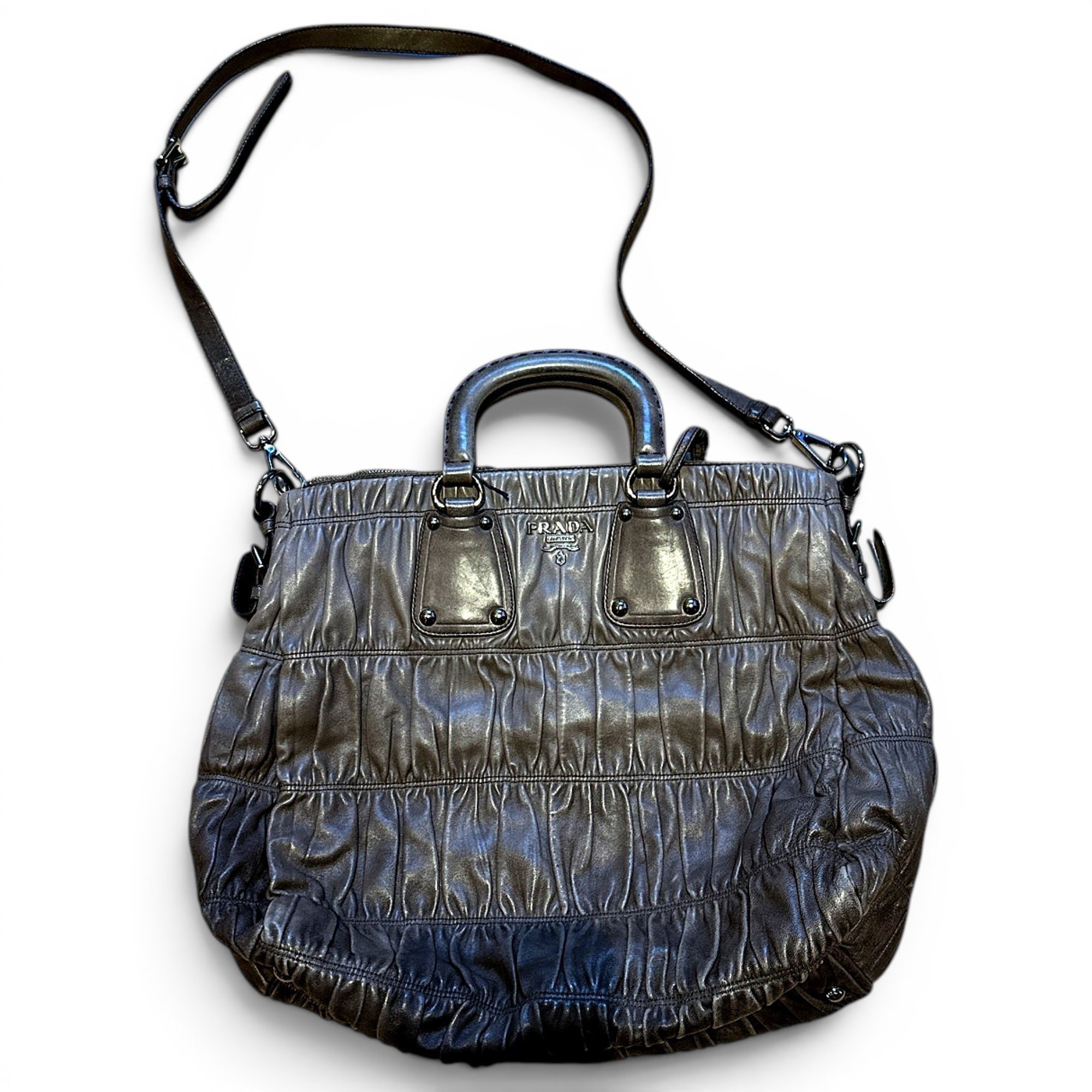 Leather handbag