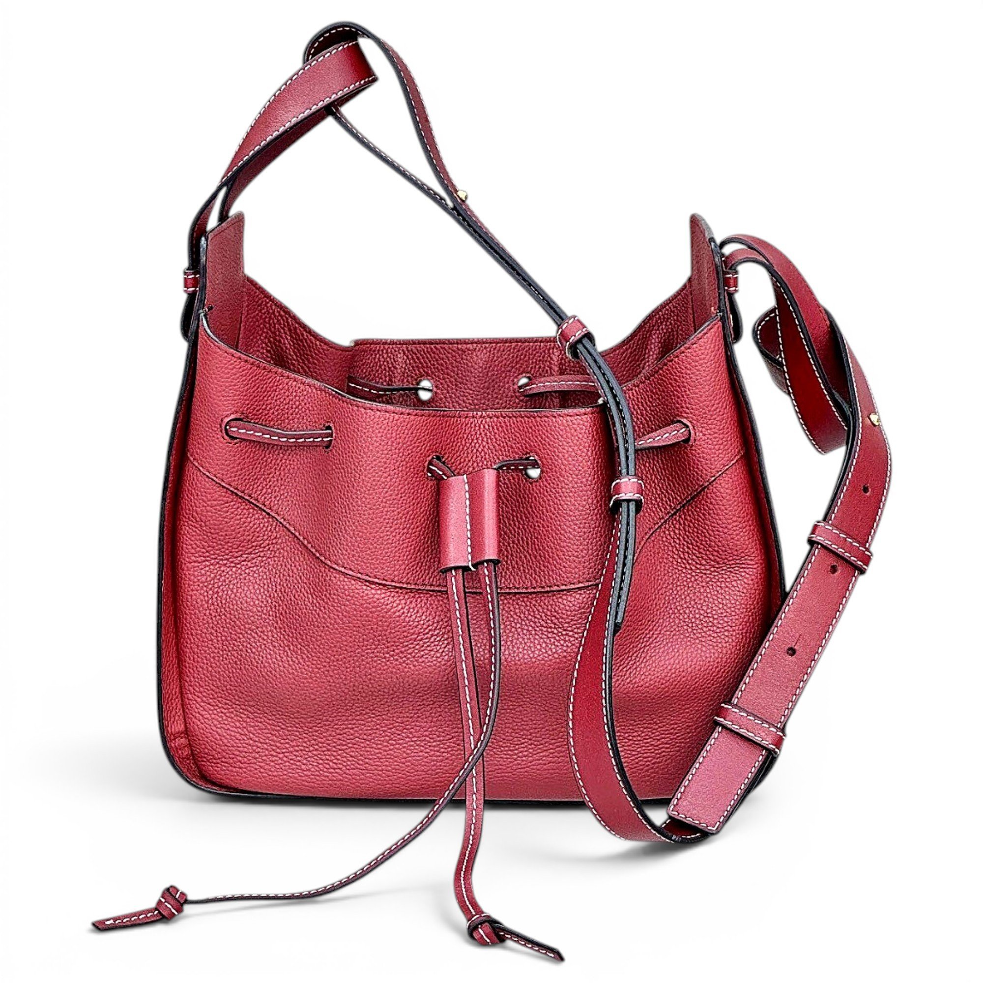 Leather handbag
