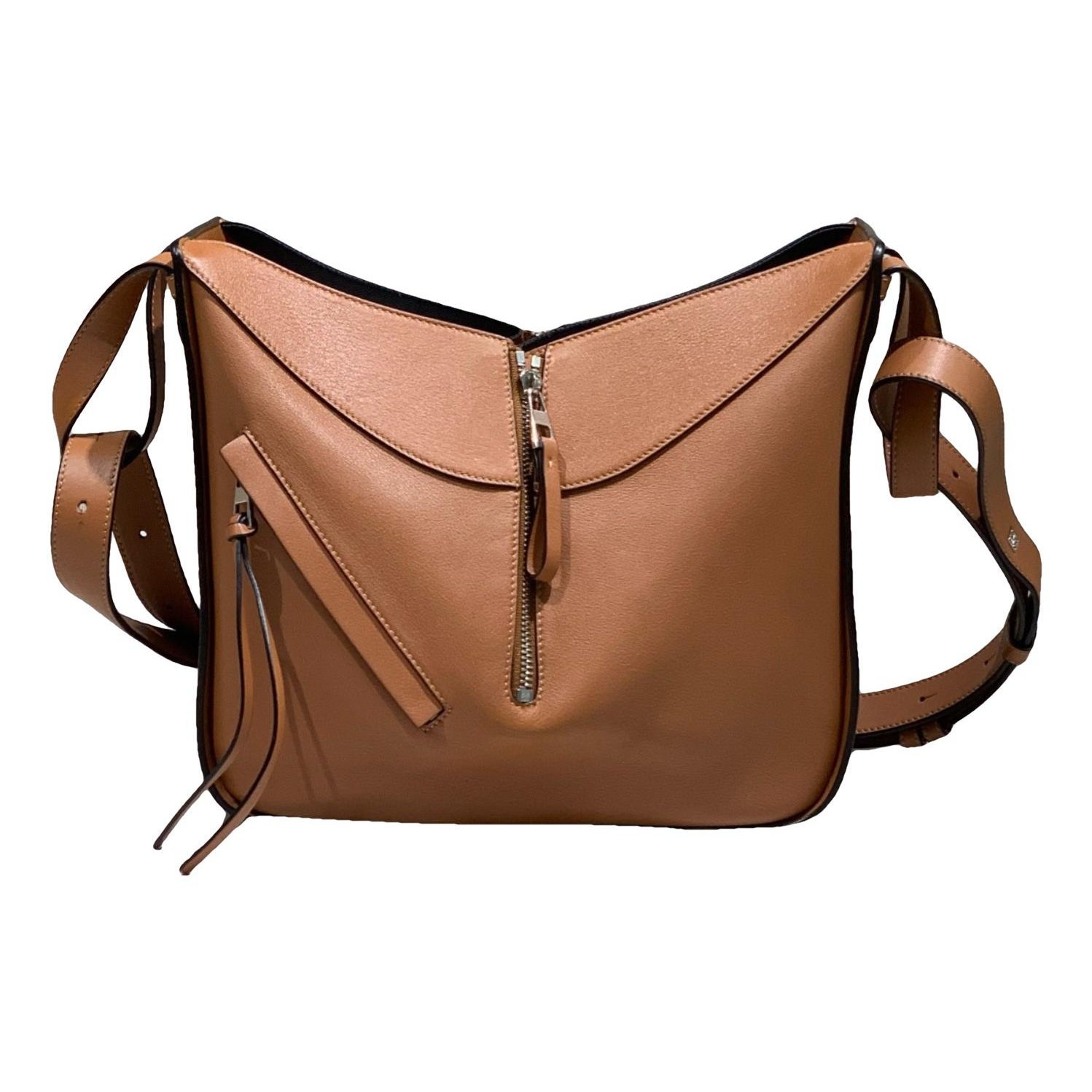 Hammock leather handbag