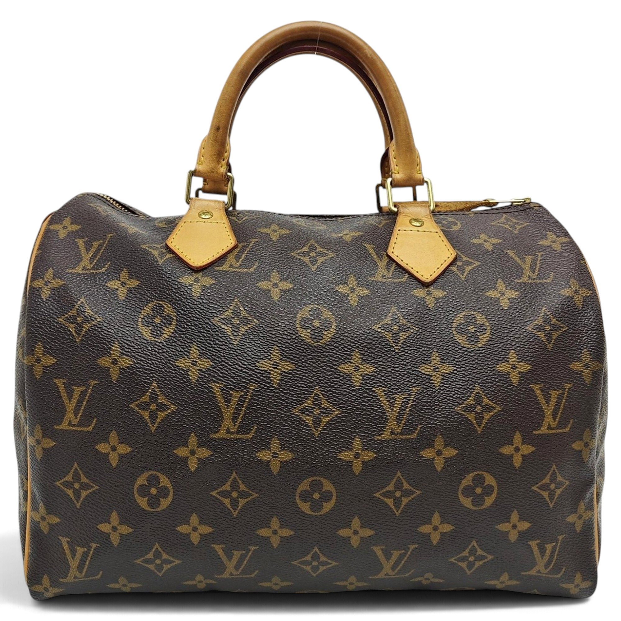 Nano Speedy / Mini HL leather handbag