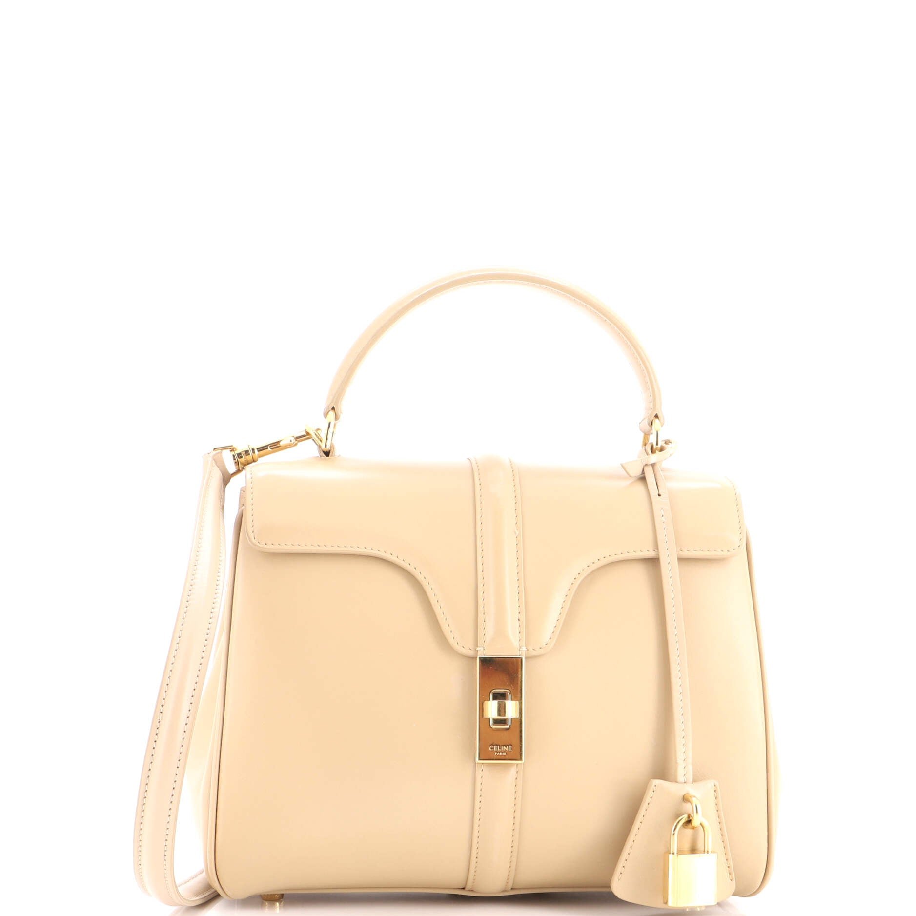 16 Top Handle Bag Smooth Calfskin Small