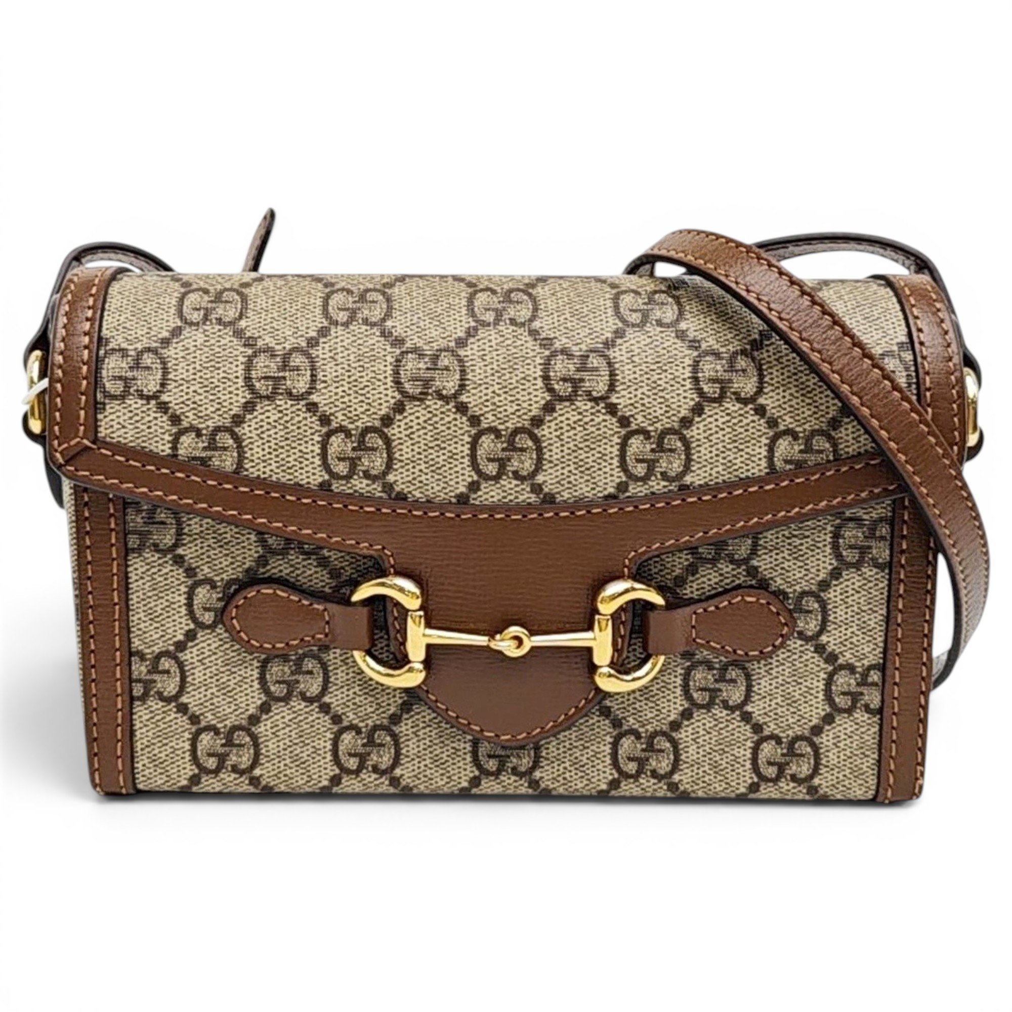 Handle Horsebit 1955 leather handbag