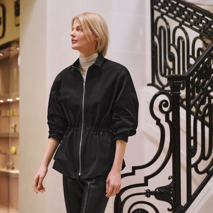 Drawstring overshirt