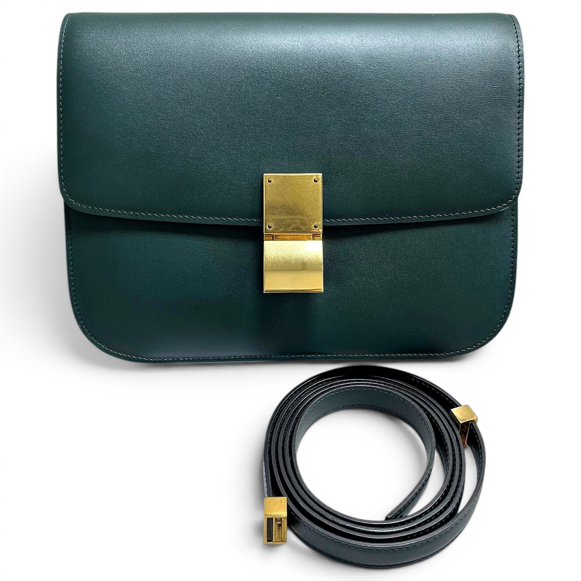 Classic leather handbag