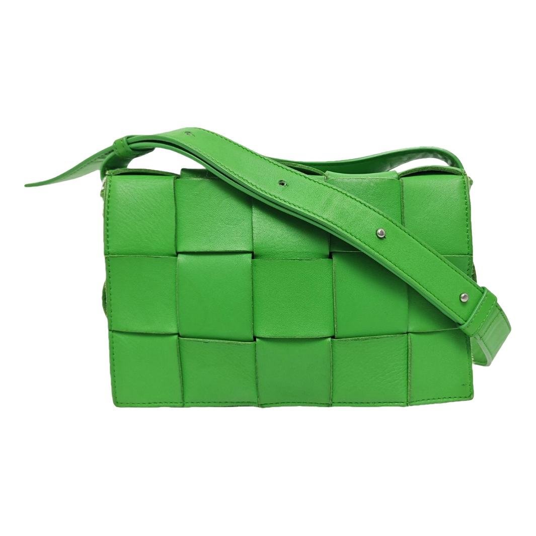 Cassette leather crossbody bag