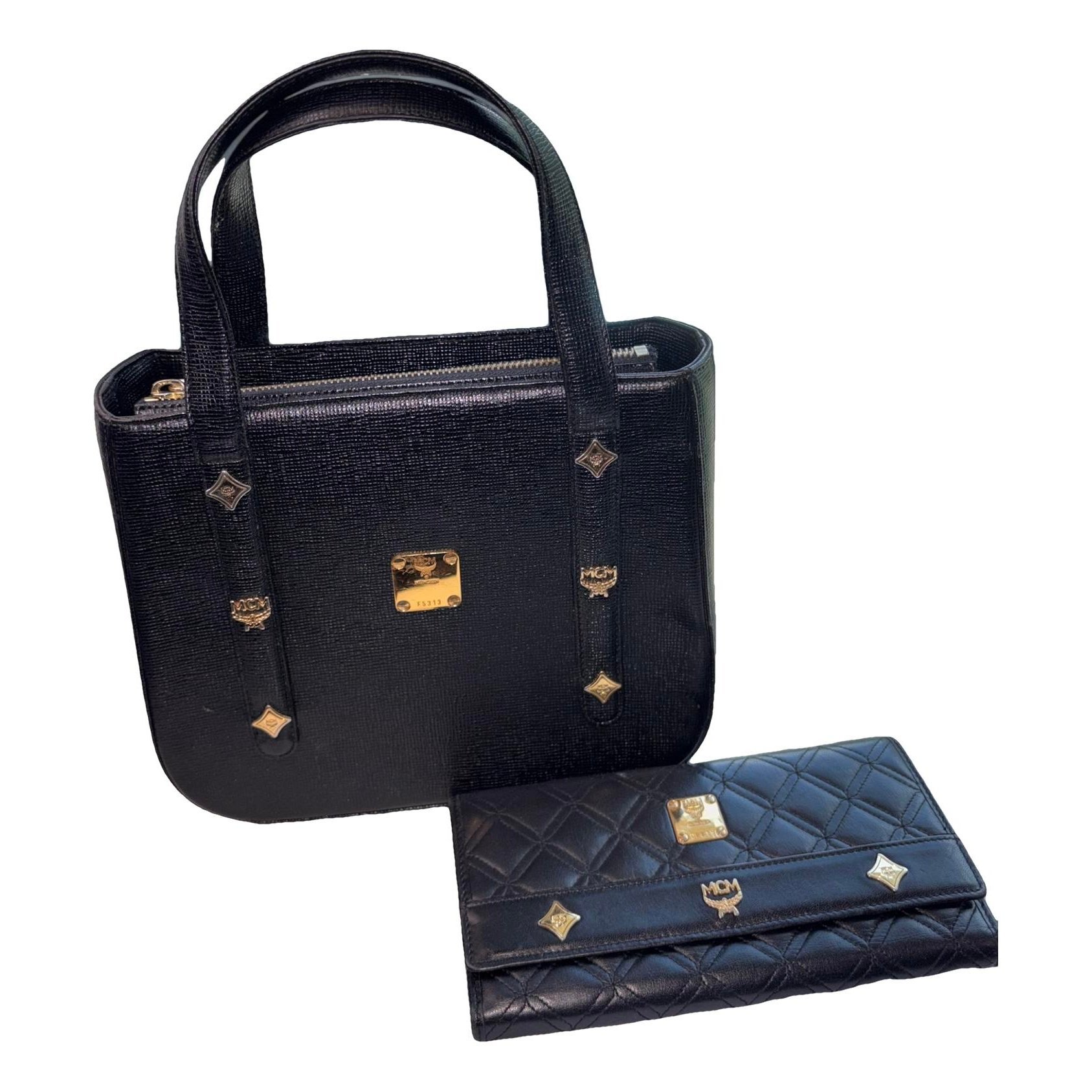 Leather tote