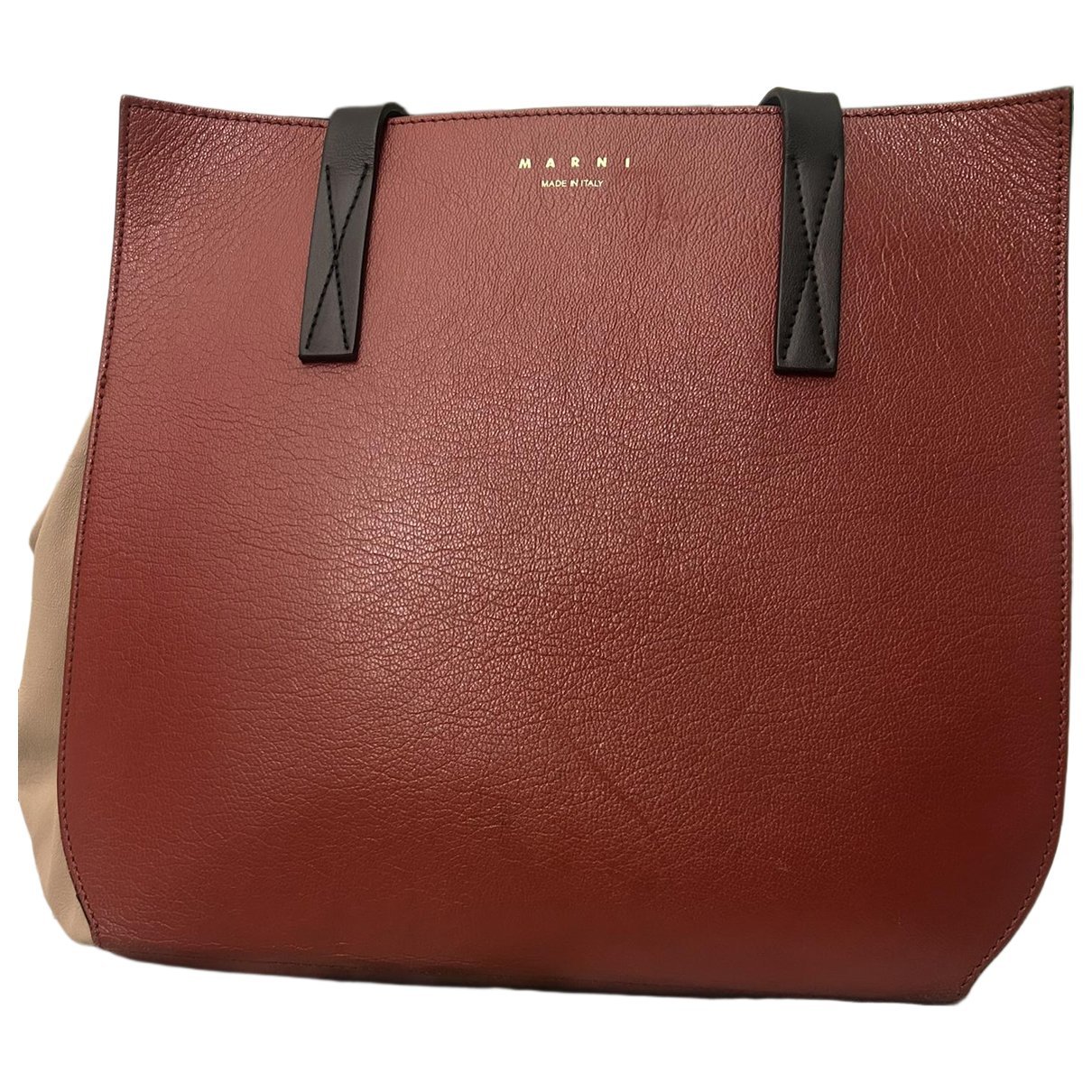 Leather tote