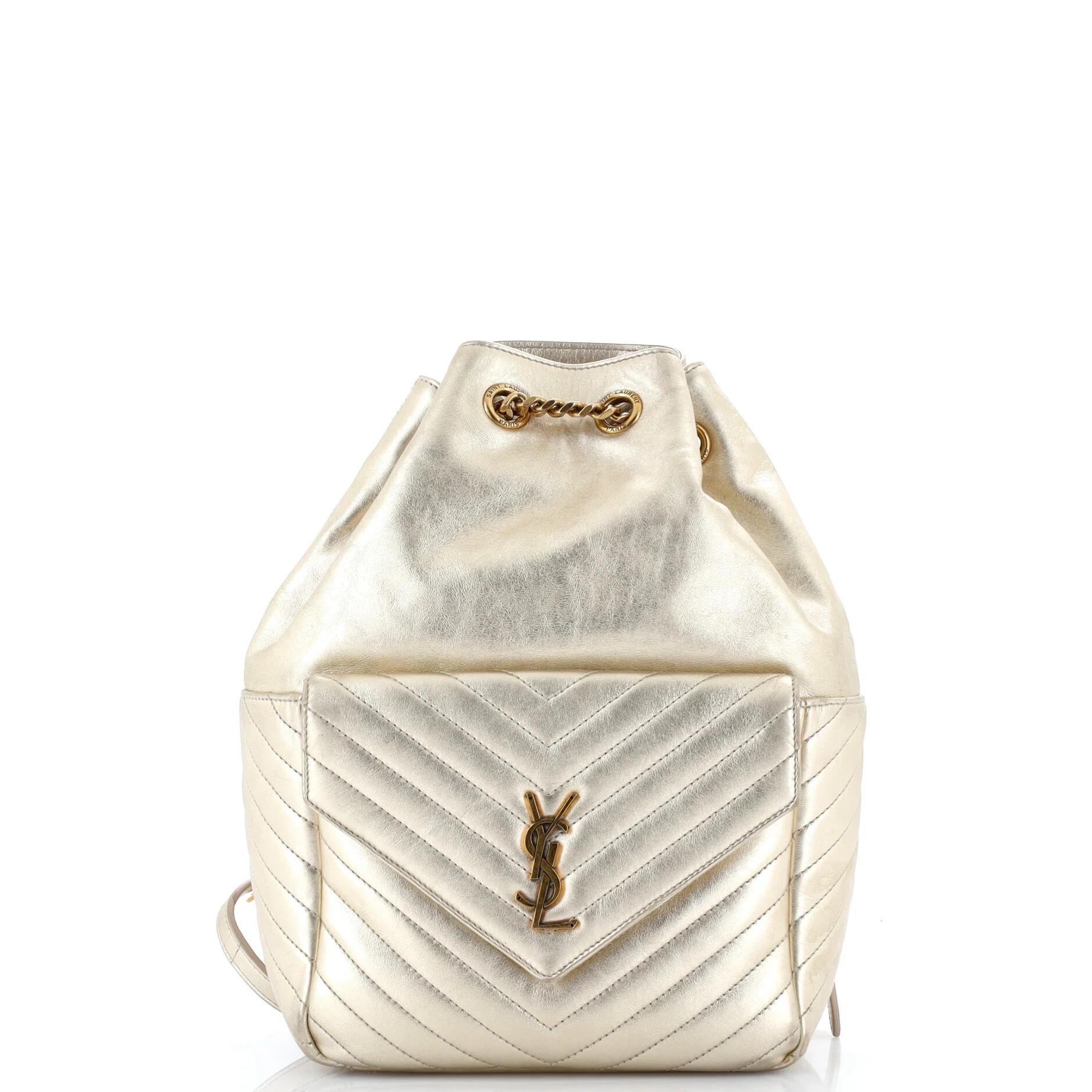 Leather backpack