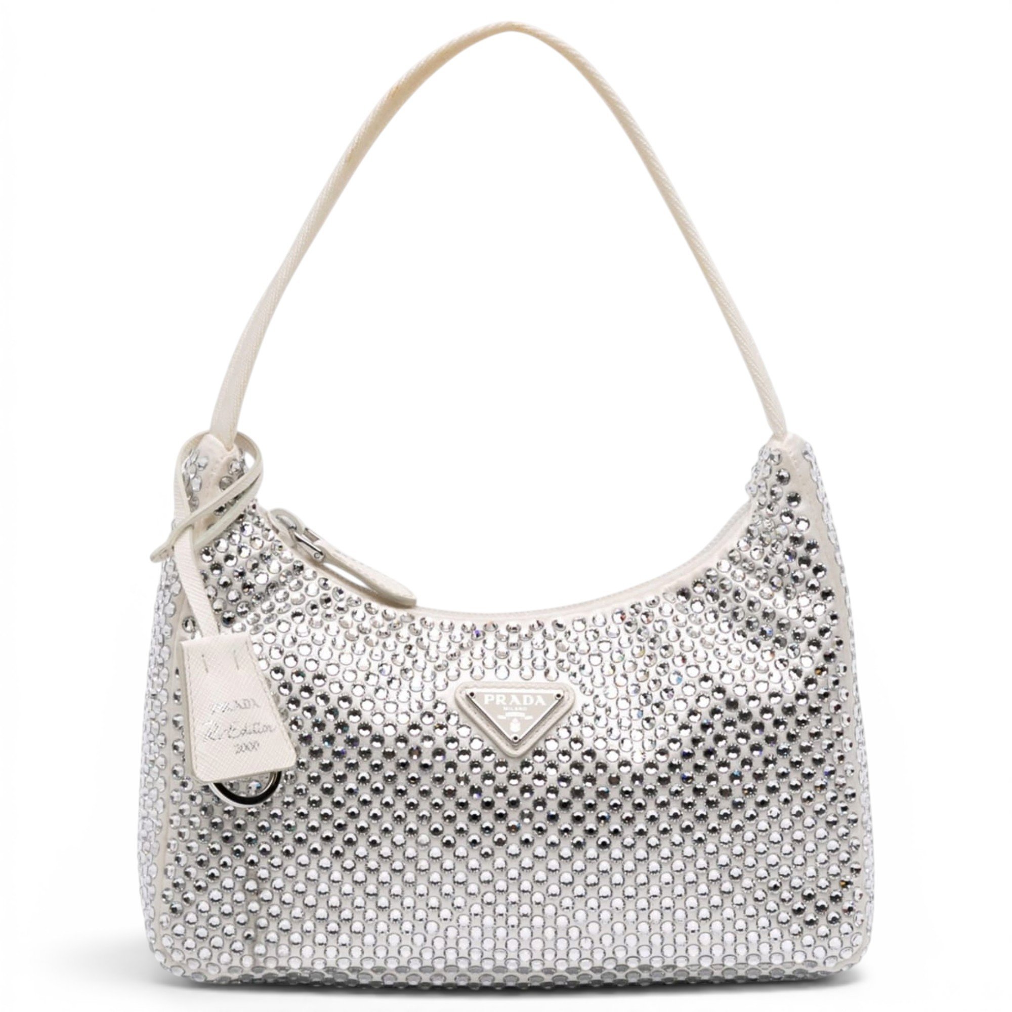 Re-edition silk handbag