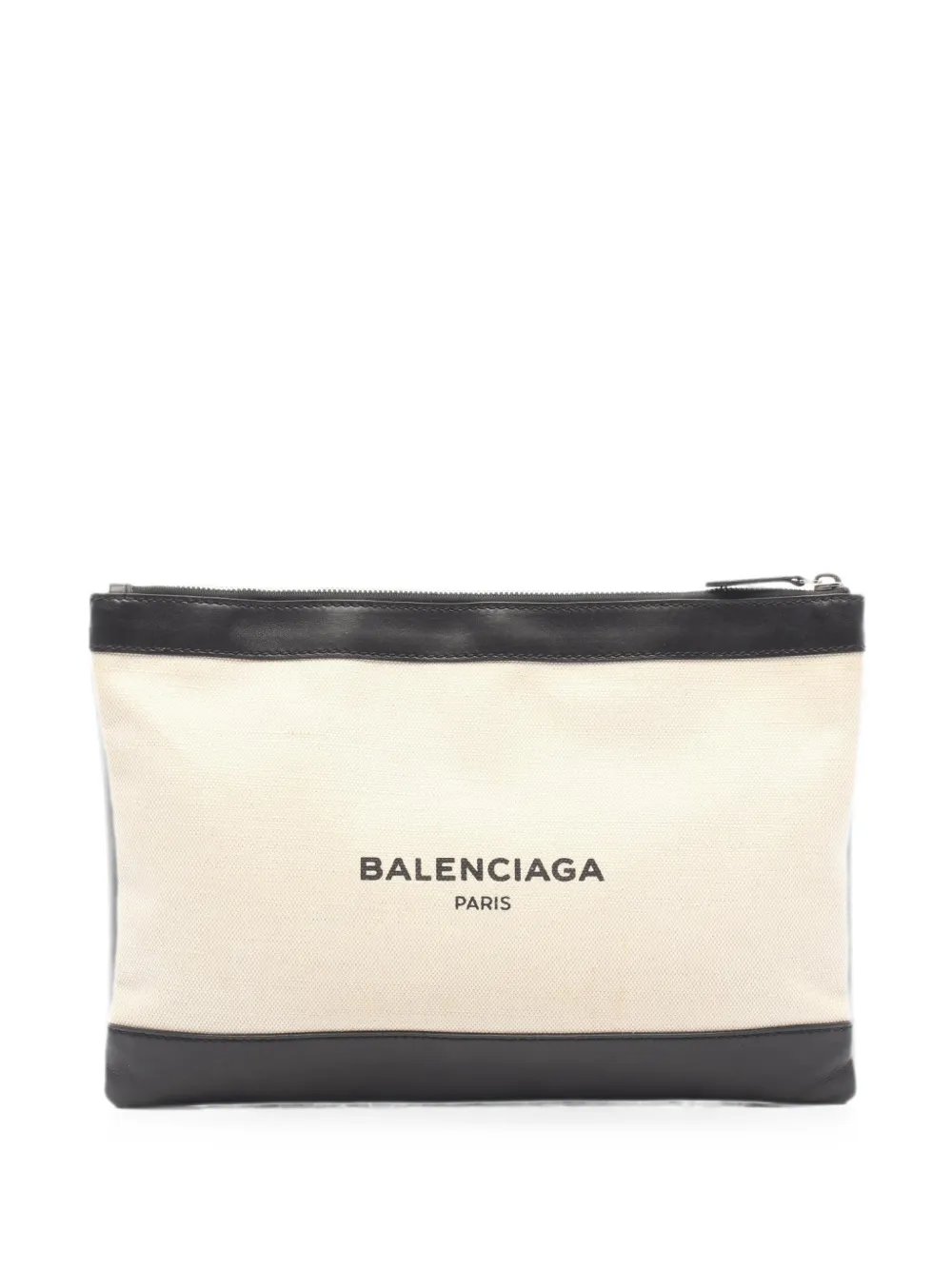2000s Navy Clip M clutch bag