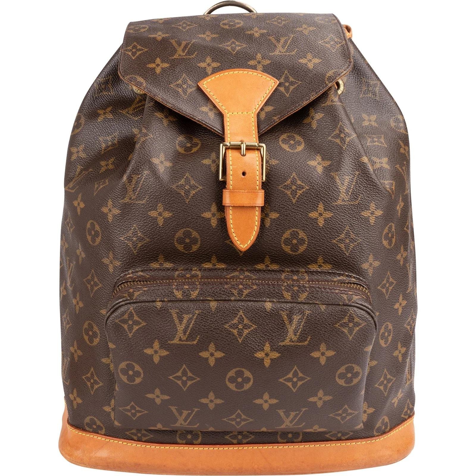 Montsouris leather backpack