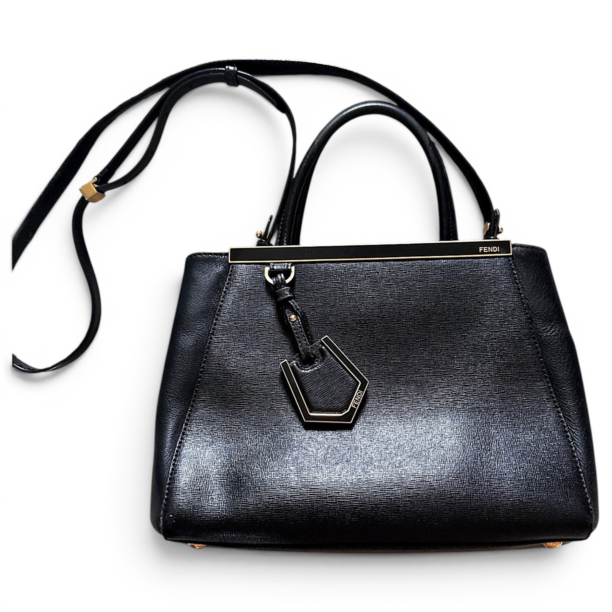Peekaboo leather handbag