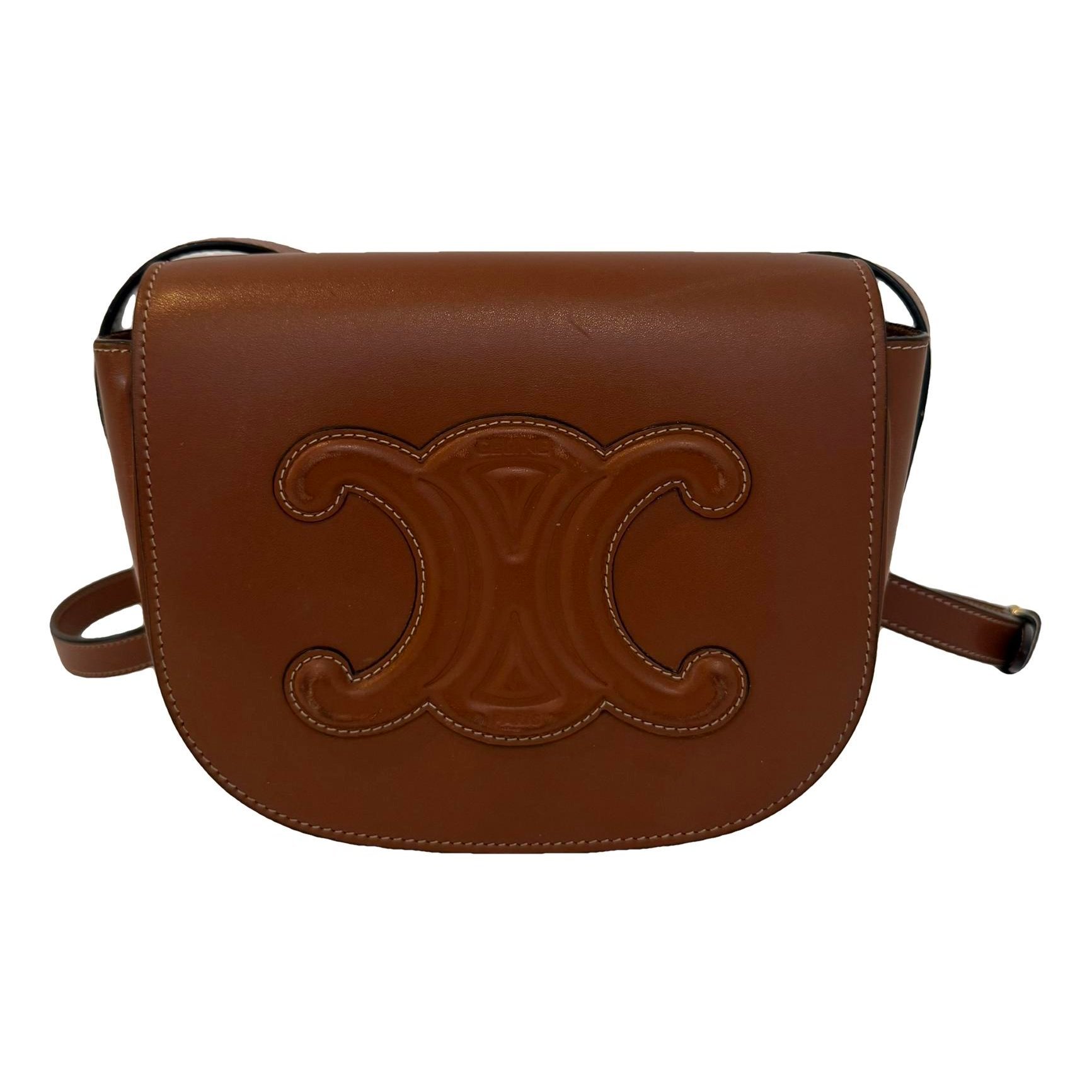 Folco leather crossbody bag