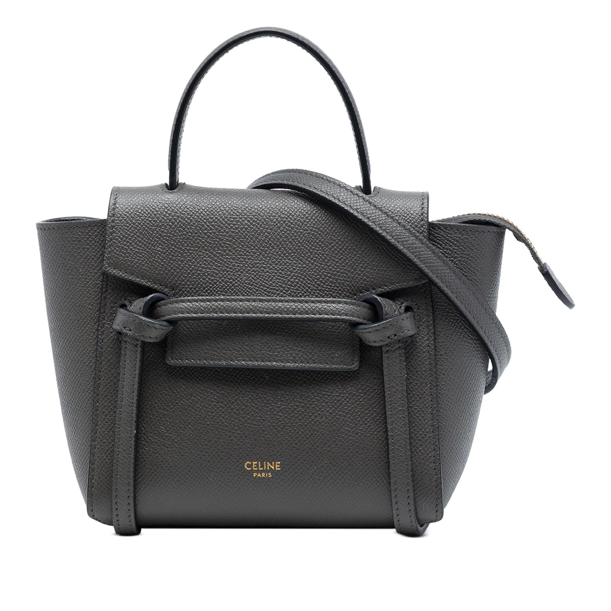 Belt pony-style calfskin handbag