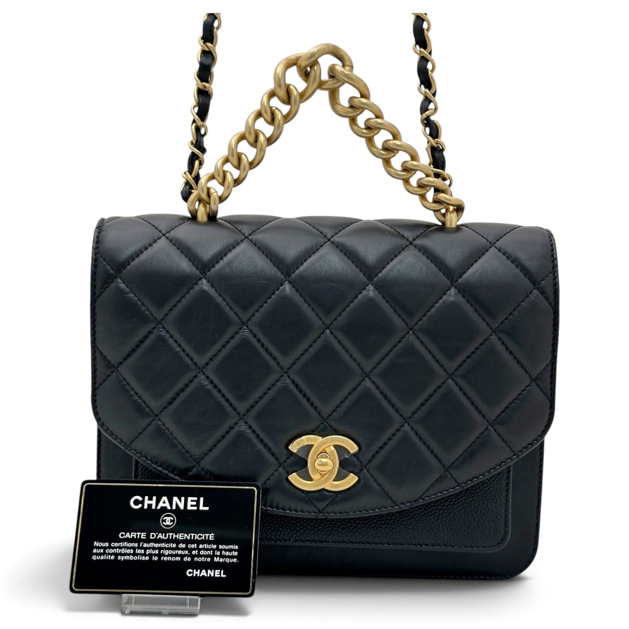 Leather handbag