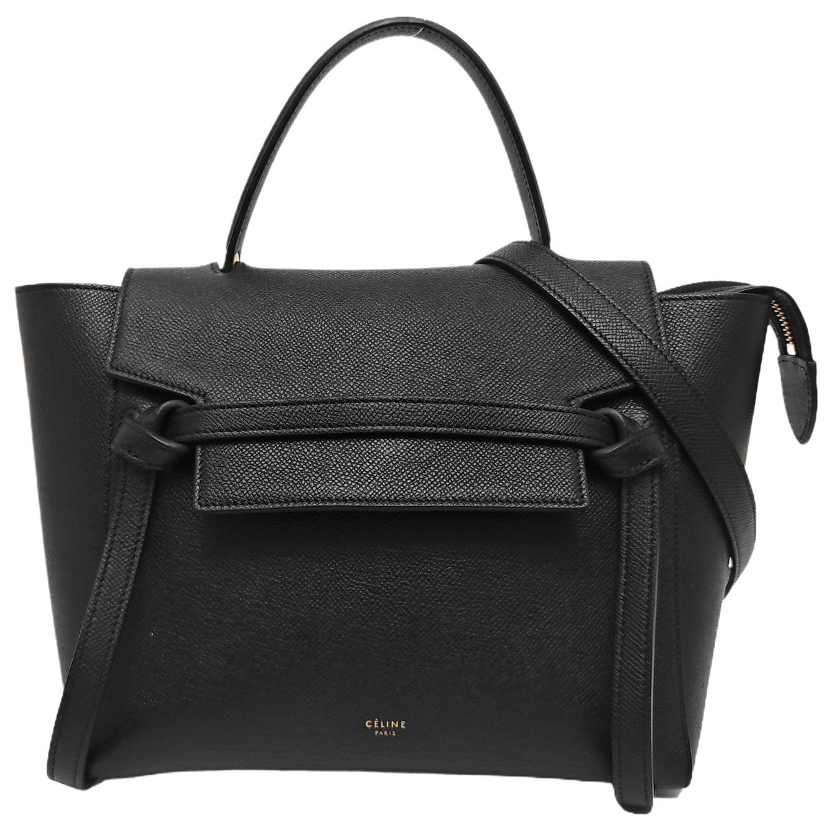 Belt leather handbag