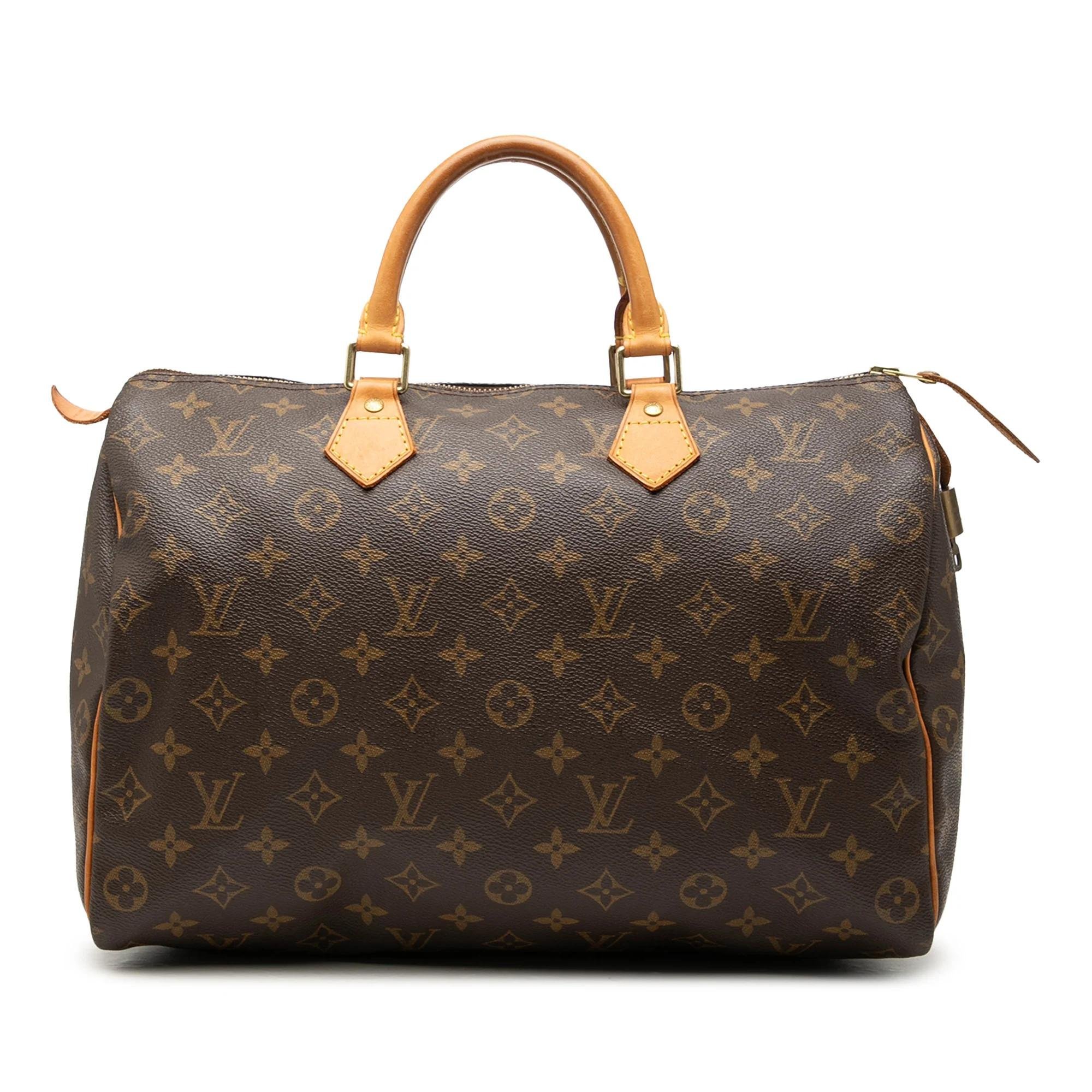 Speedy leather handbag