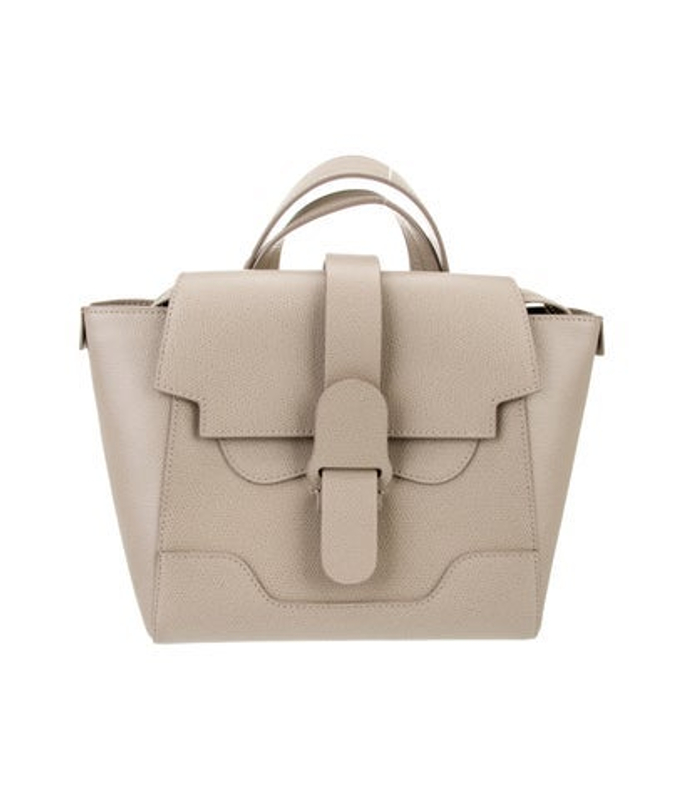 Senreve Embossed Leather Top Handle Bag