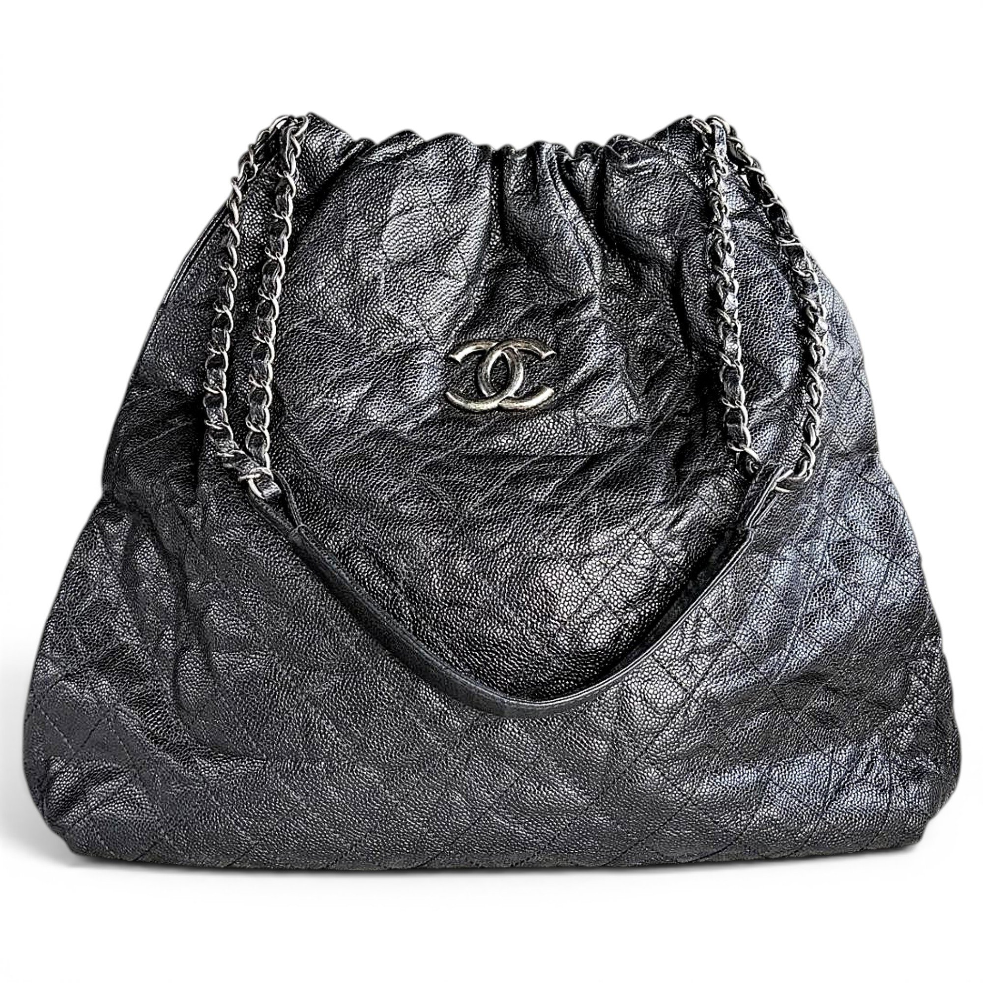 Leather tote