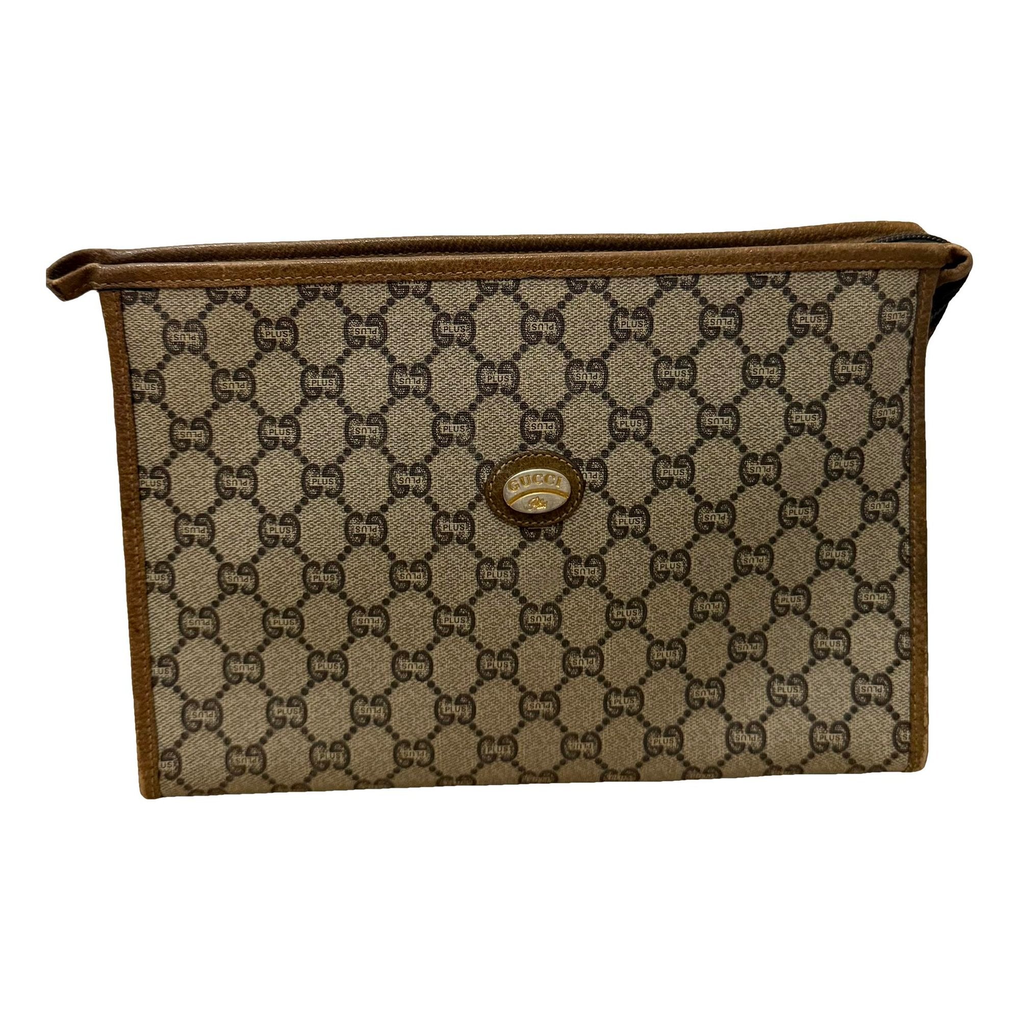Vinyl clutch bag