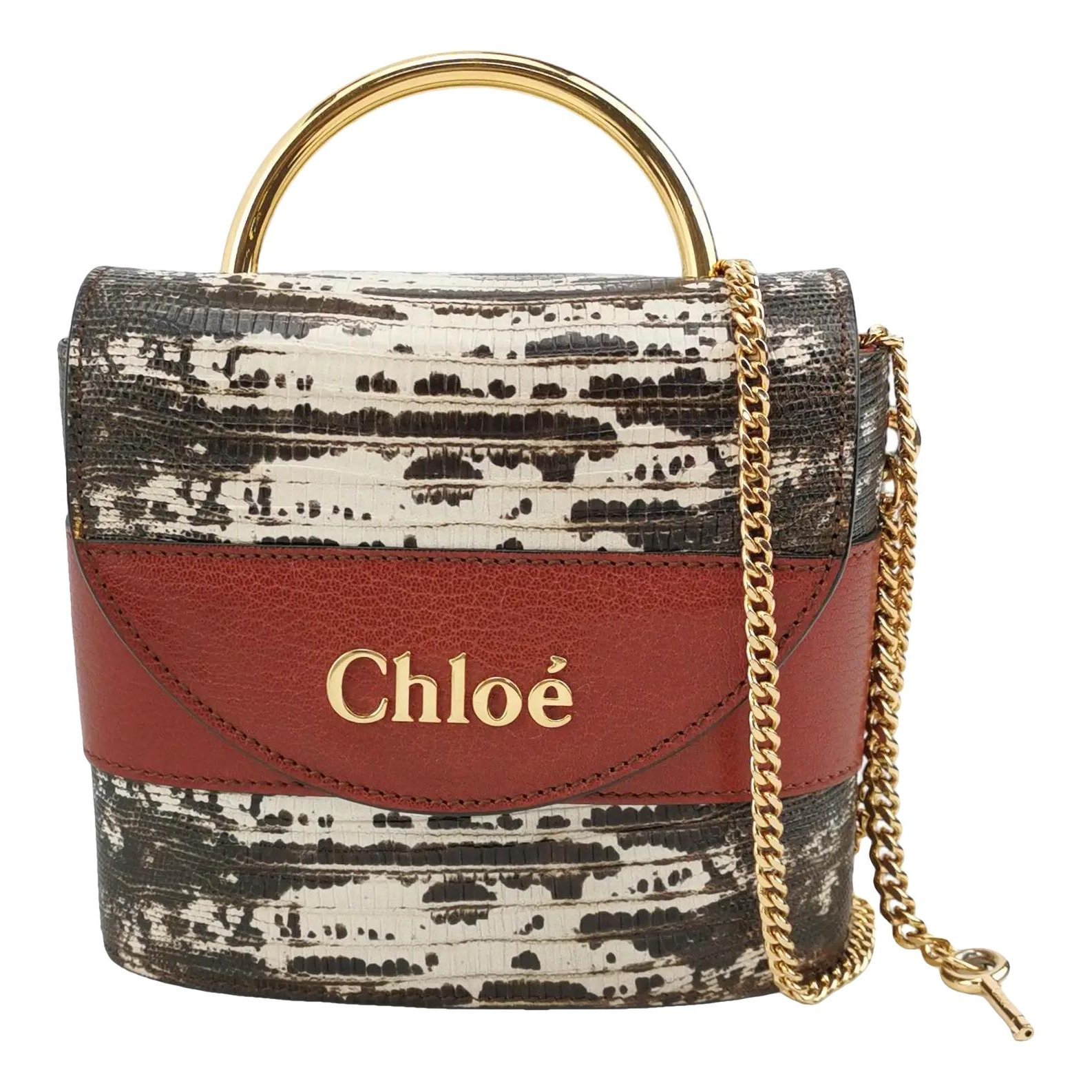 Aby Lock leather crossbody bag