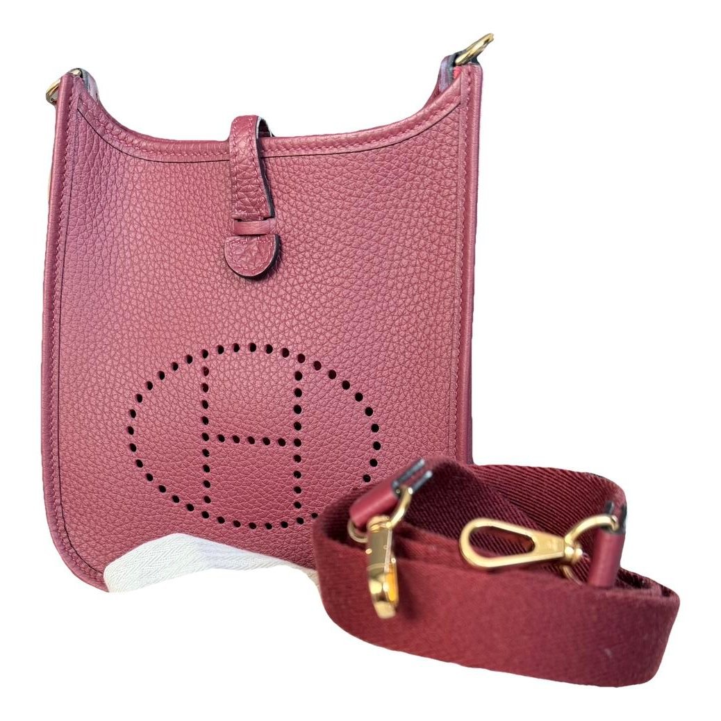 Mini Evelyne leather crossbody bag
