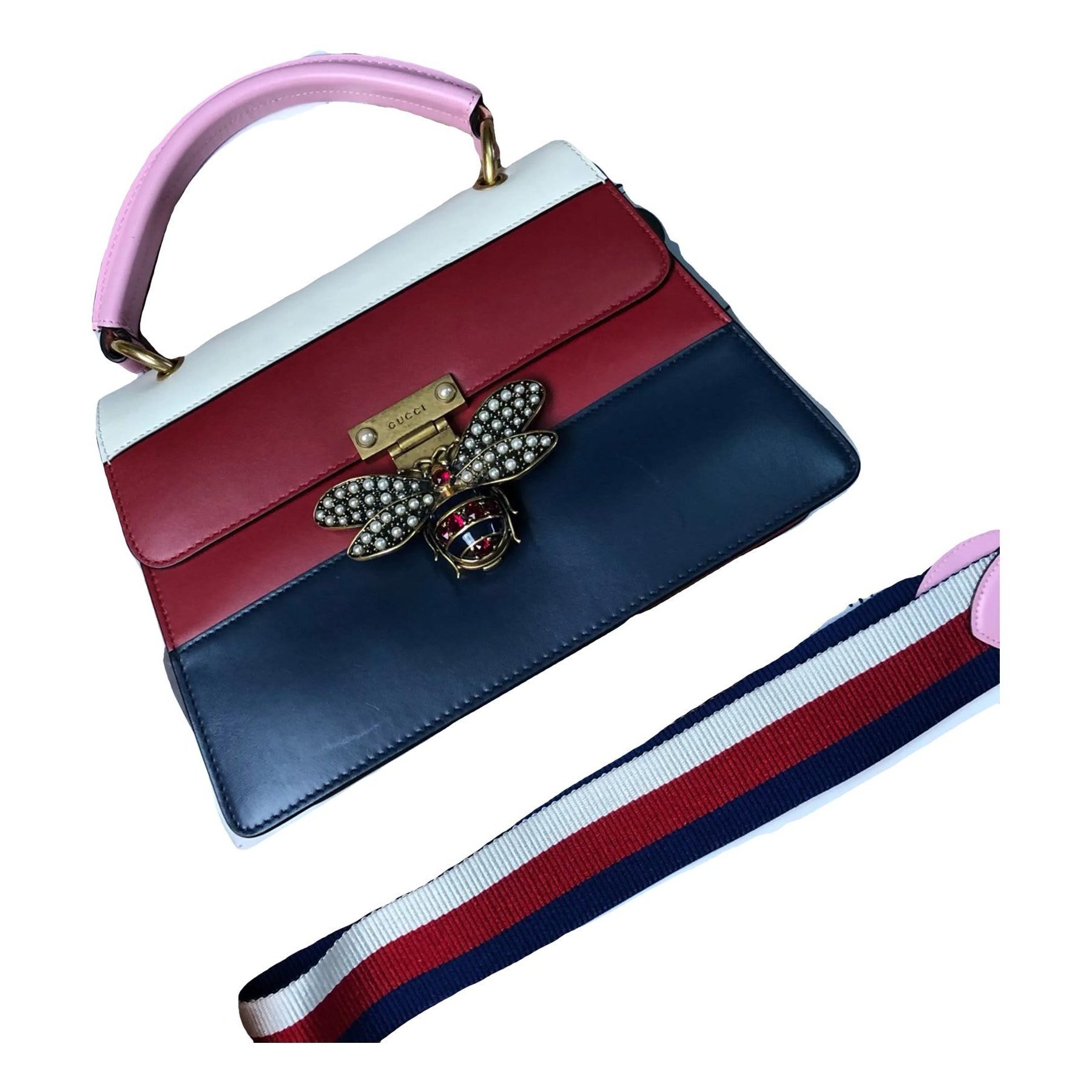 Queen Margaret leather crossbody bag