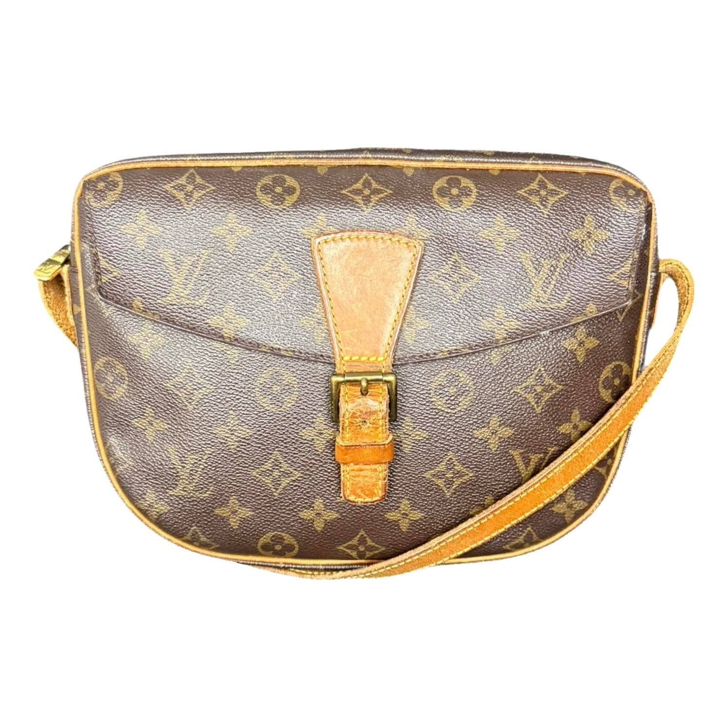 Jeune fille leather crossbody bag