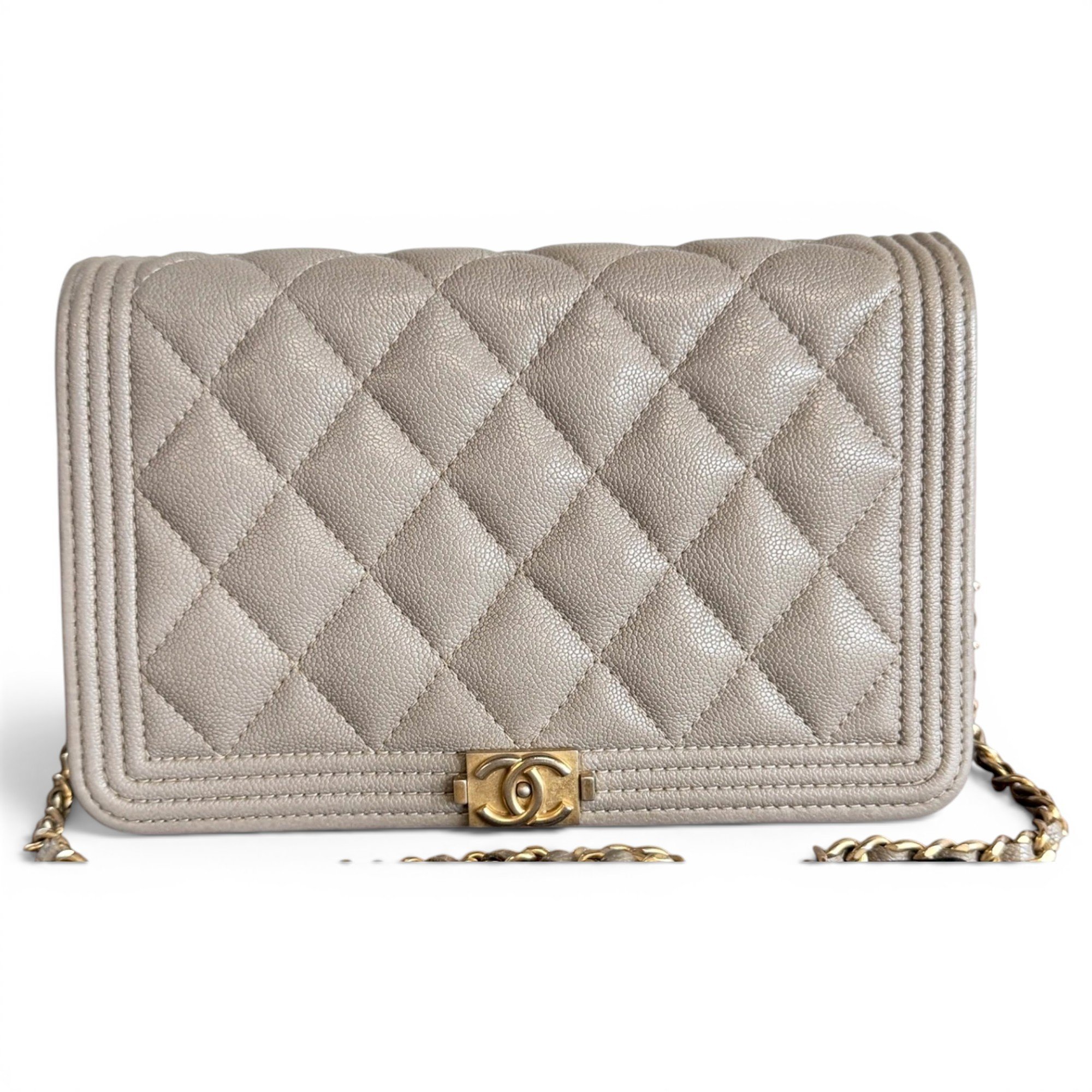 Boy leather crossbody bag