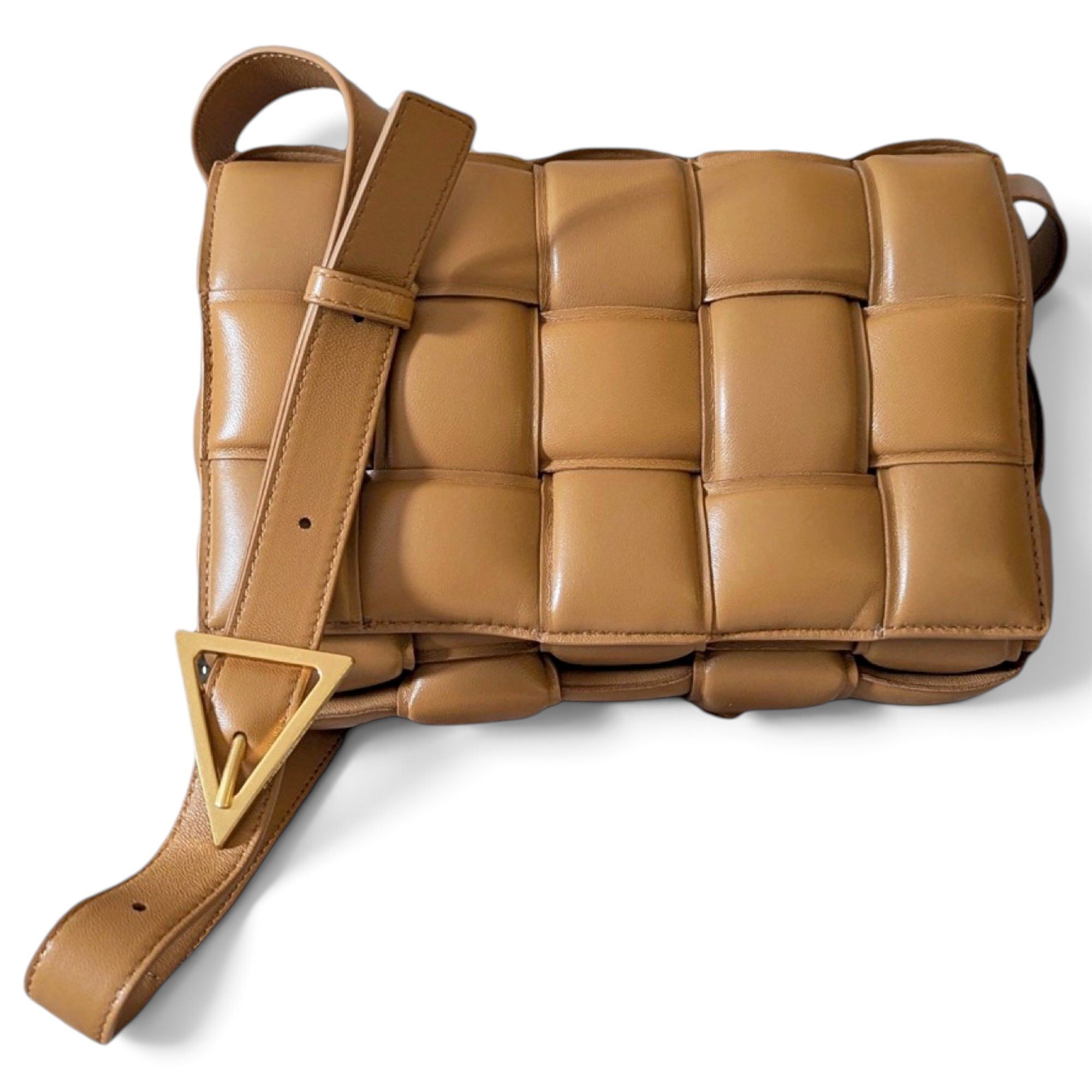 Cassette Padded leather handbag