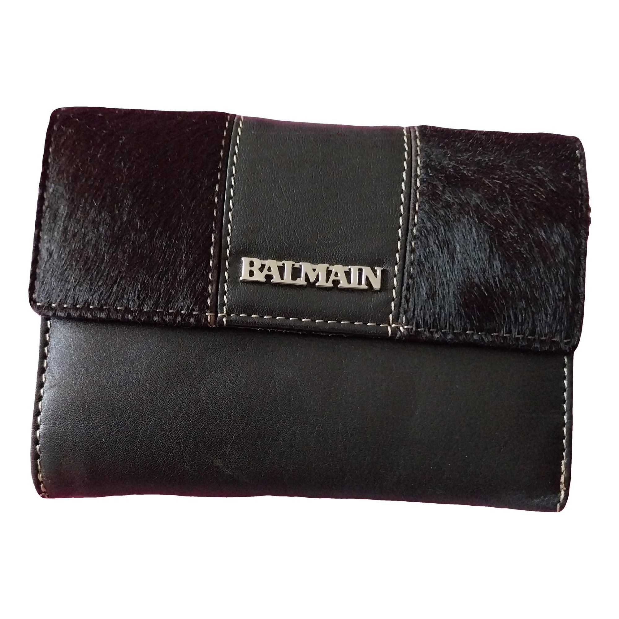 Leather clutch bag