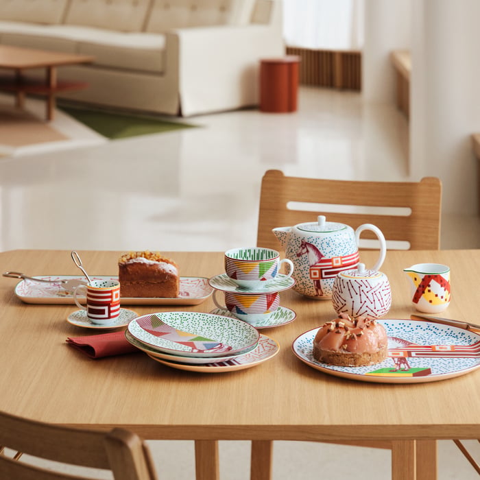 Sans Coloris Hermès Hippomobile Coffee Cup and Saucer N°2