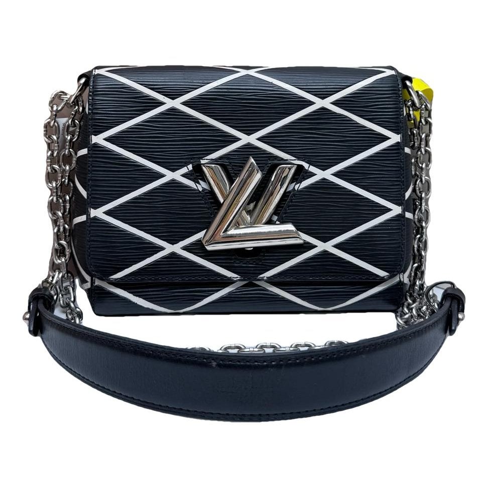 Twist leather crossbody bag