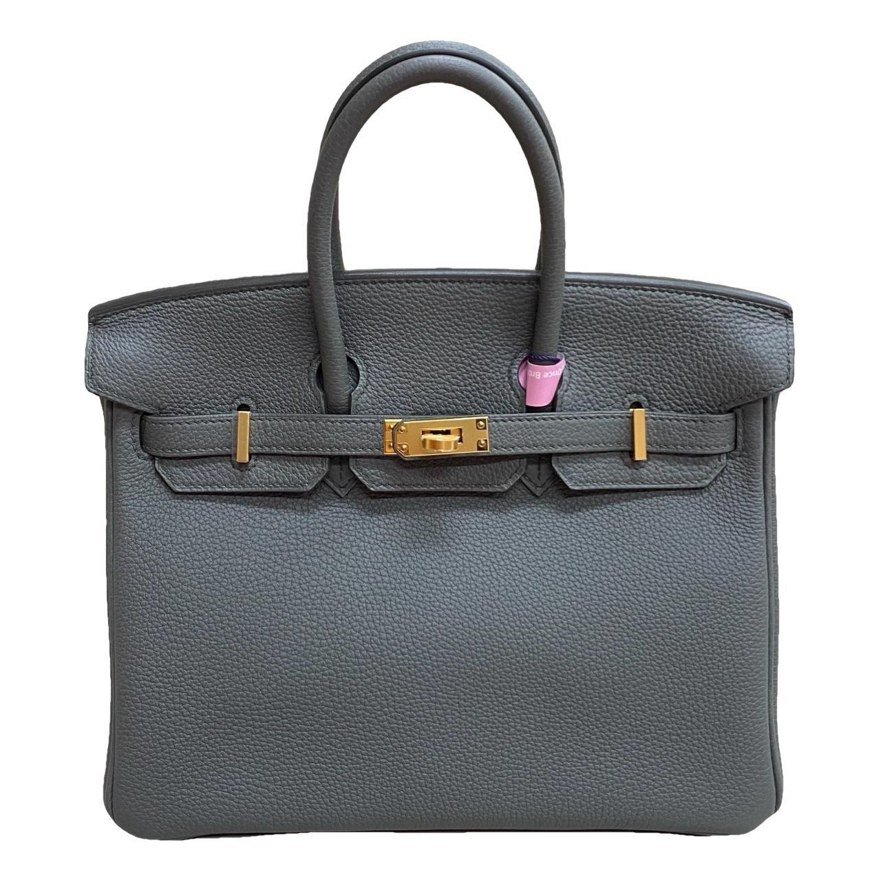Birkin 25 leather handbag