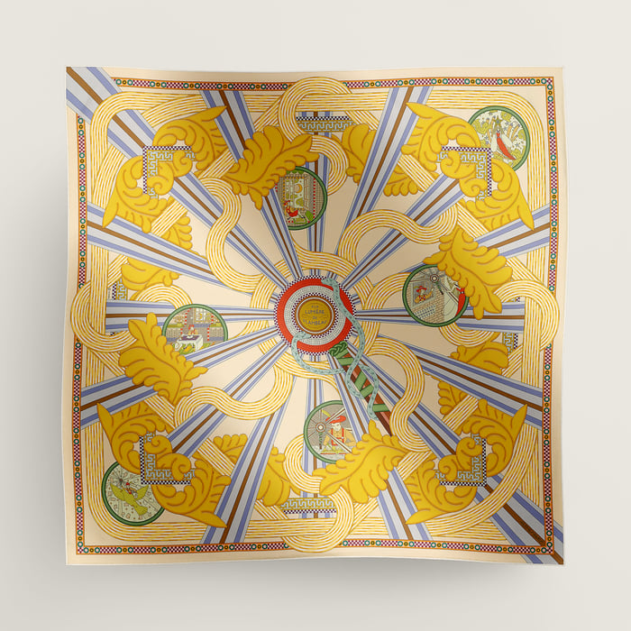 a La Lumiere Du Flambeau Double Face Scarf 90
