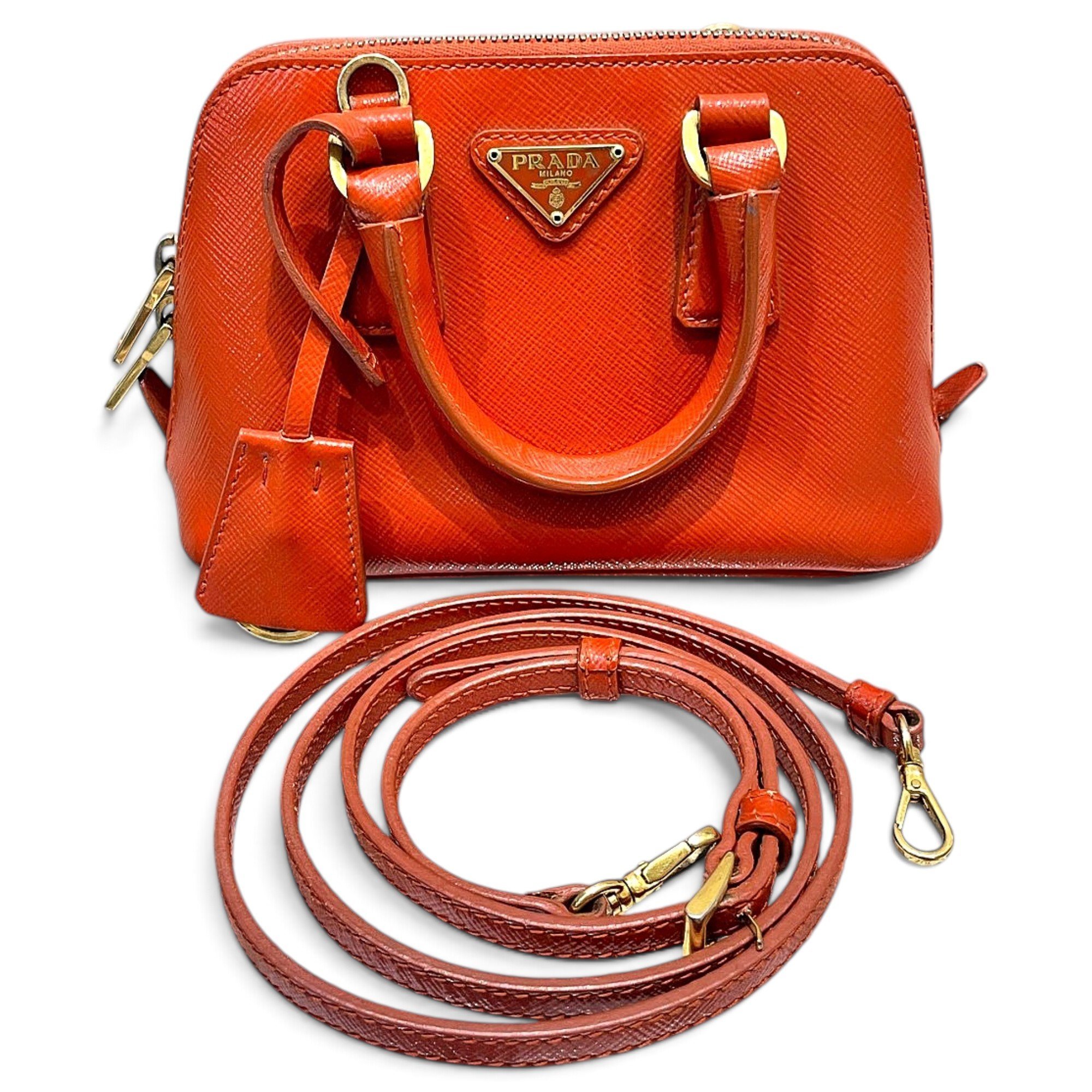 Promenade patent leather crossbody bag
