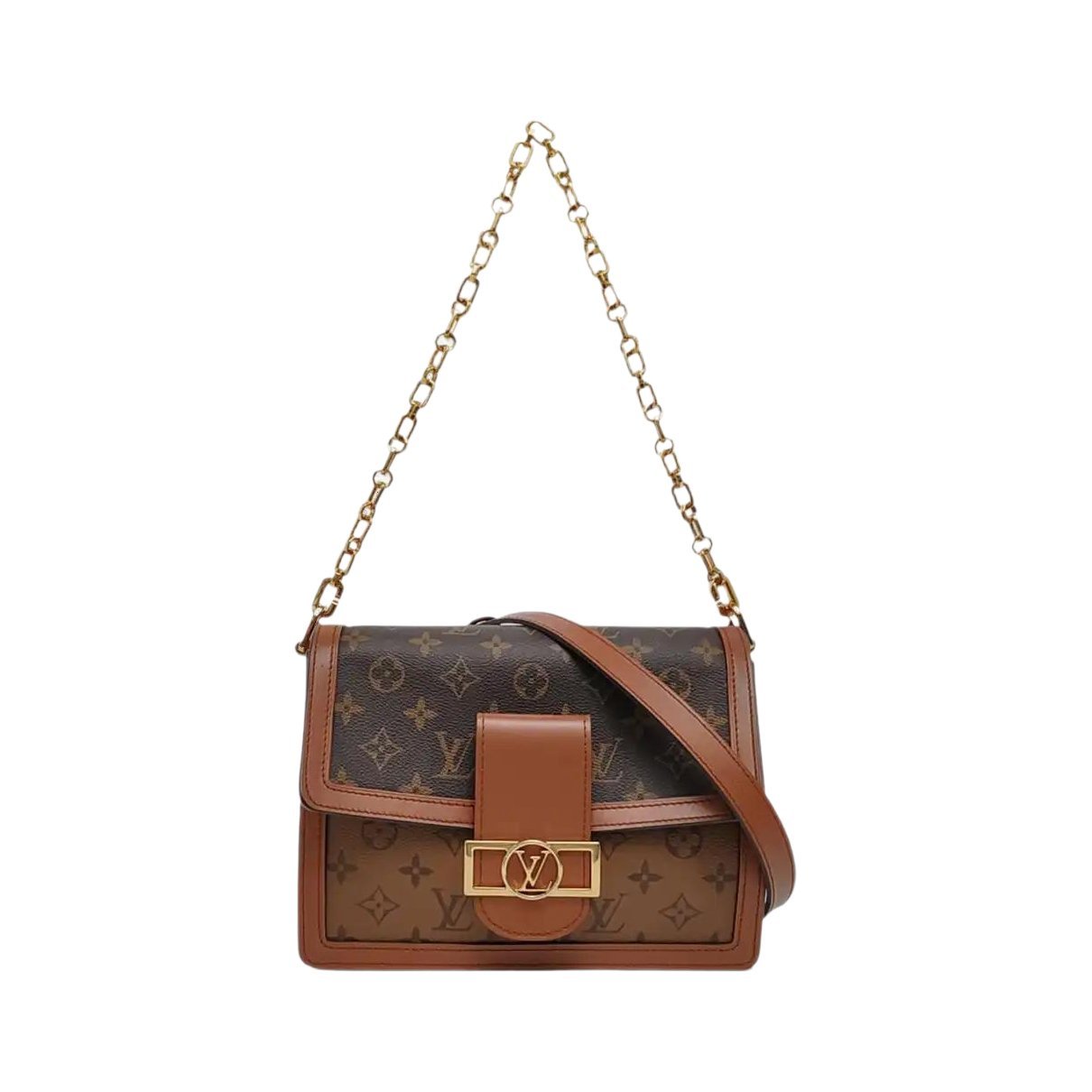Dauphine leather crossbody bag