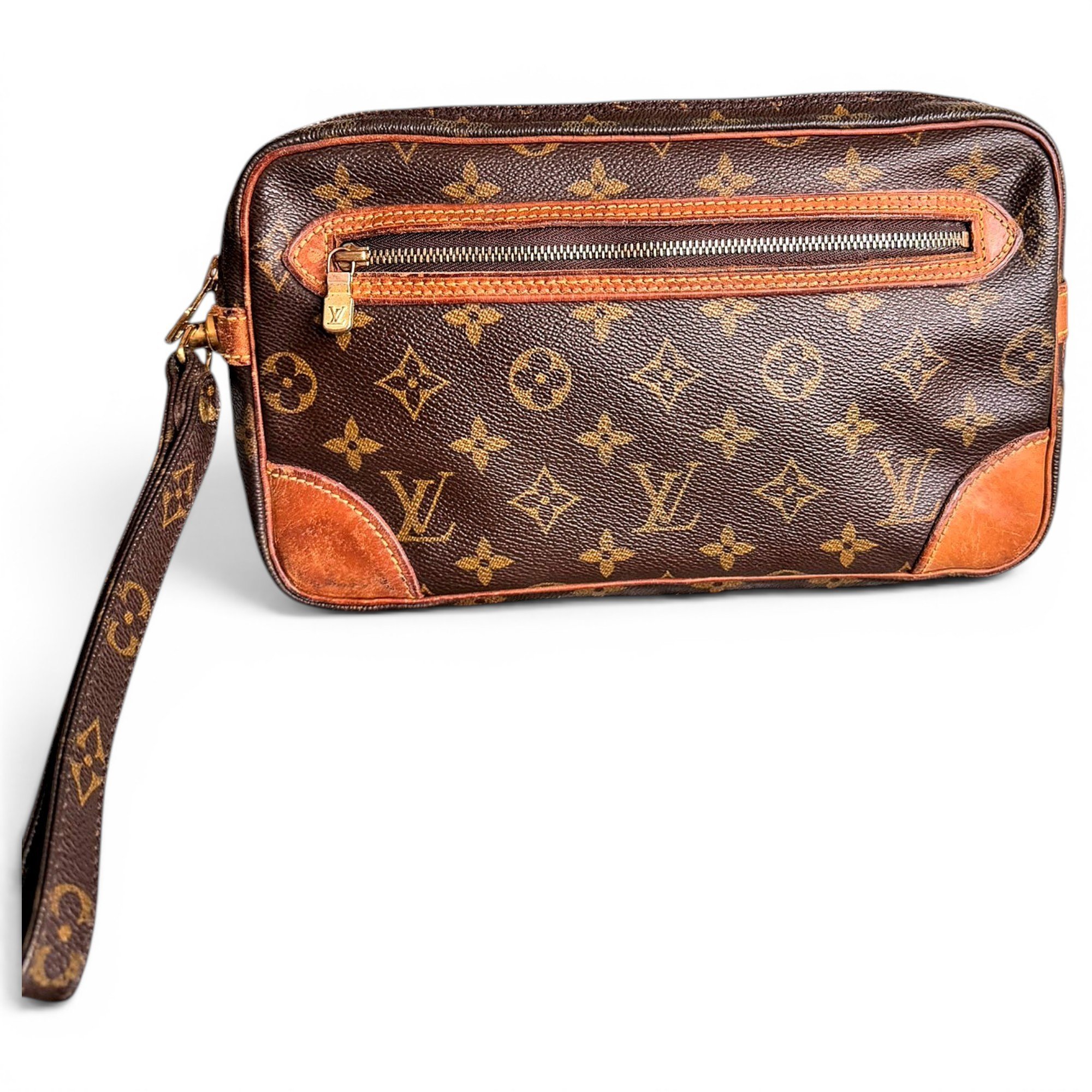 Marly Dragonne leather clutch bag