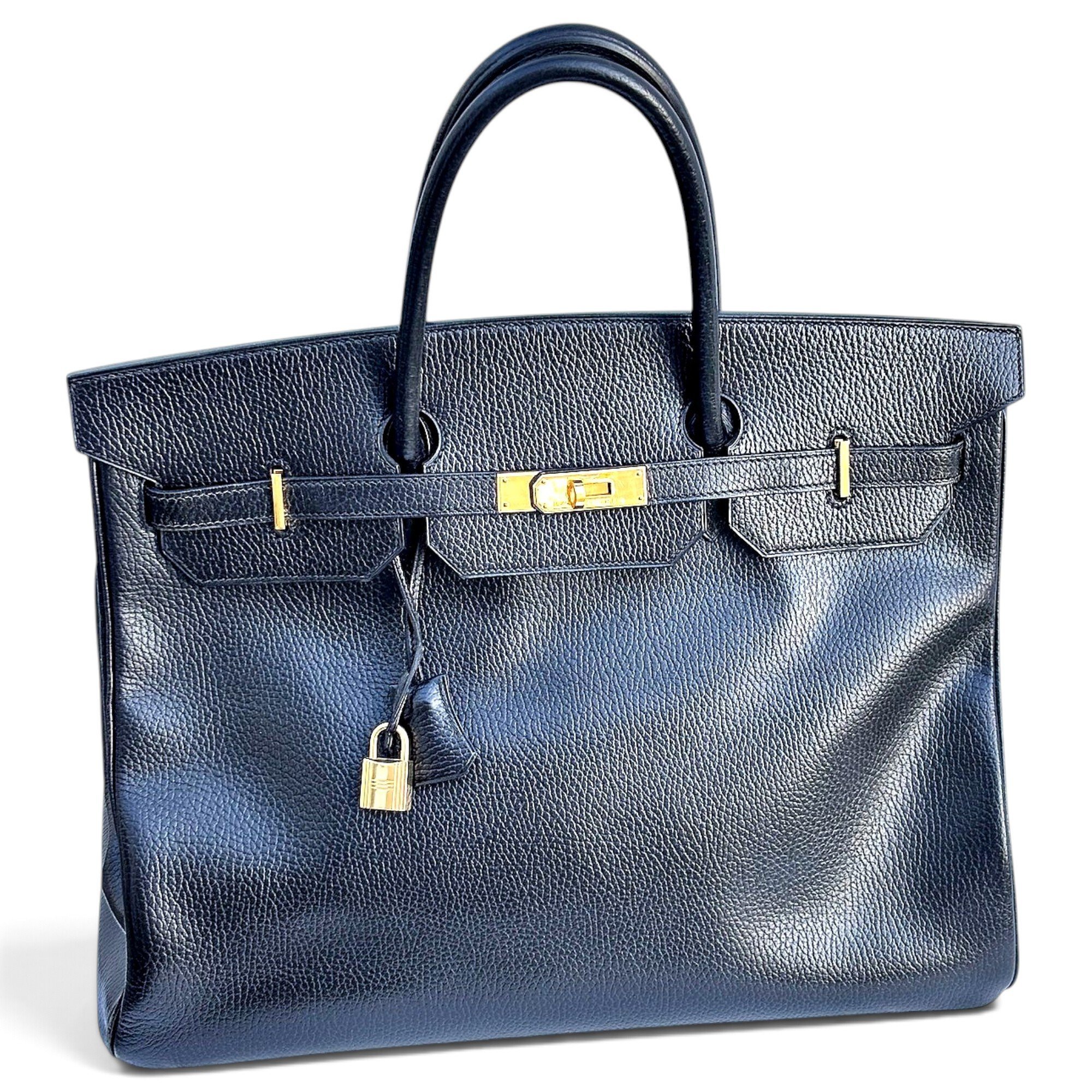 Birkin 40 leather handbag