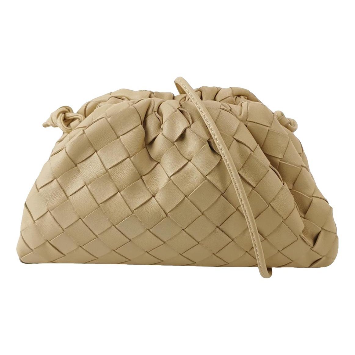 Pouch leather handbag