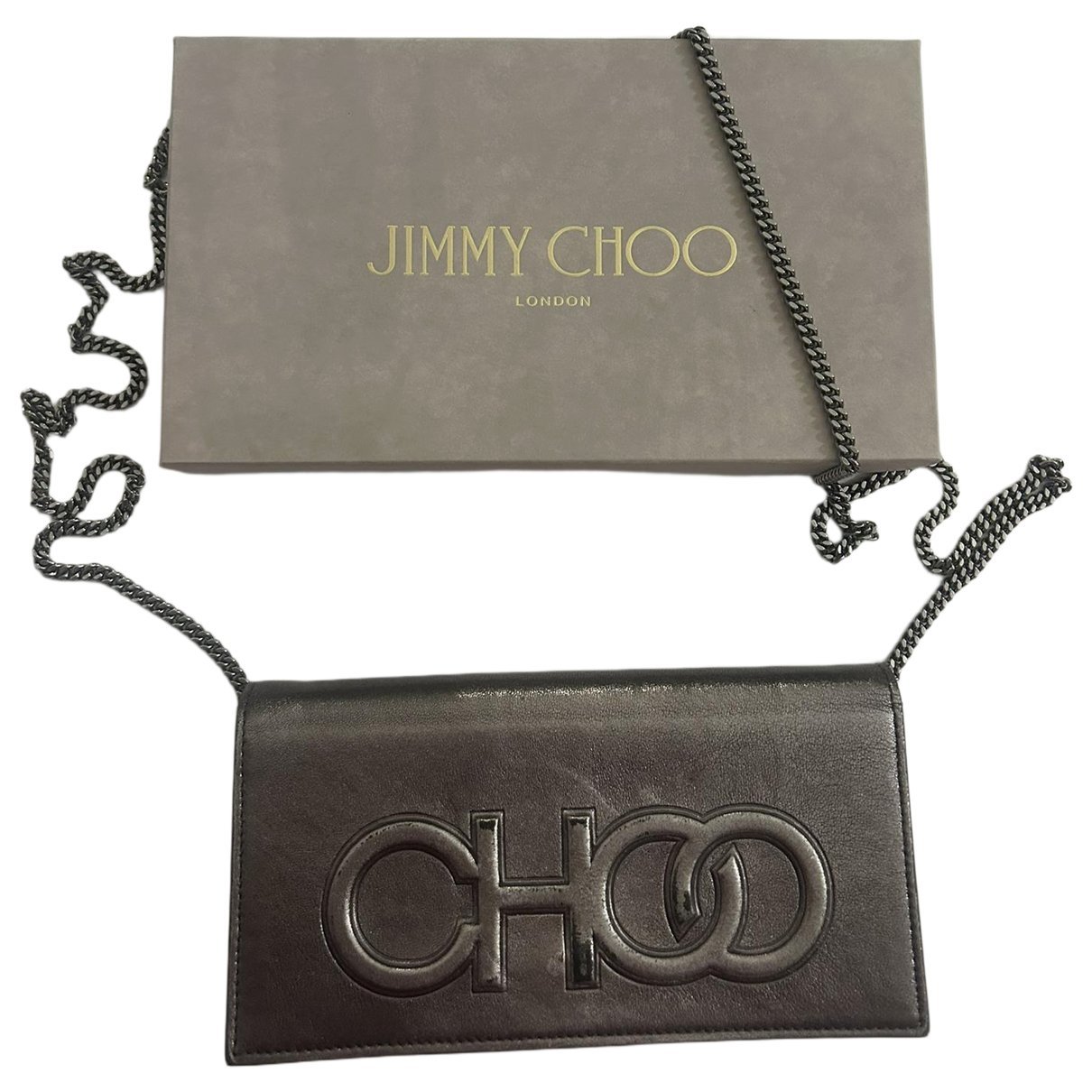 Jimmy Choo Leather clutch bag