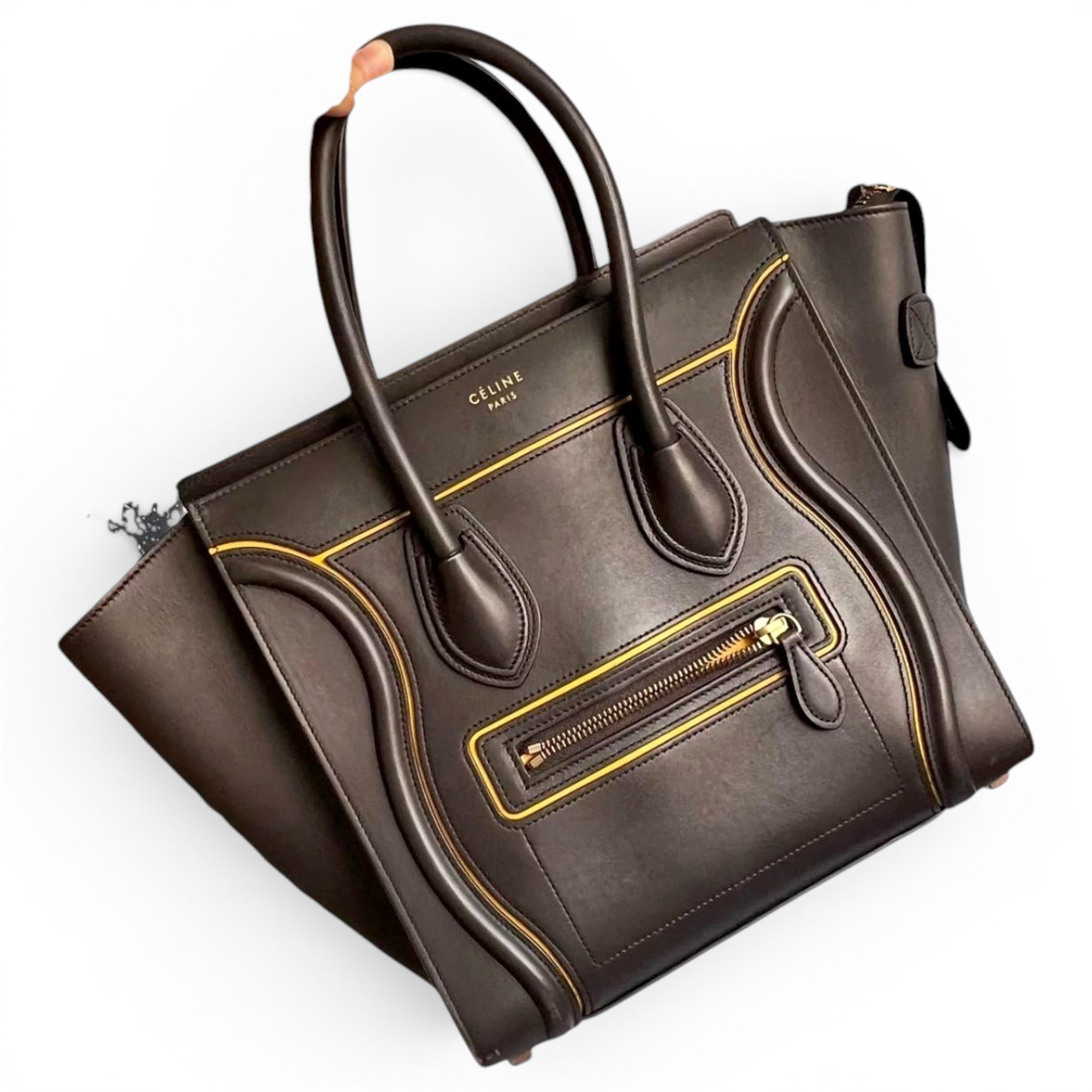 Luggage leather handbag