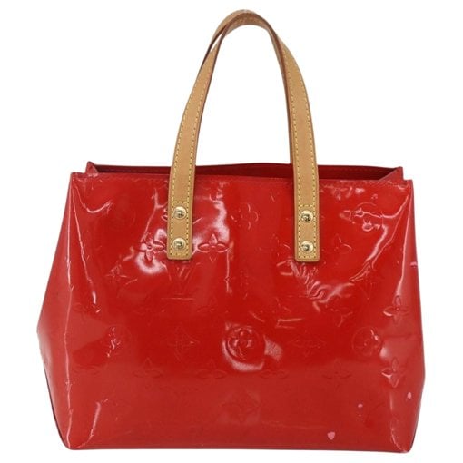 Reade patent leather handbag