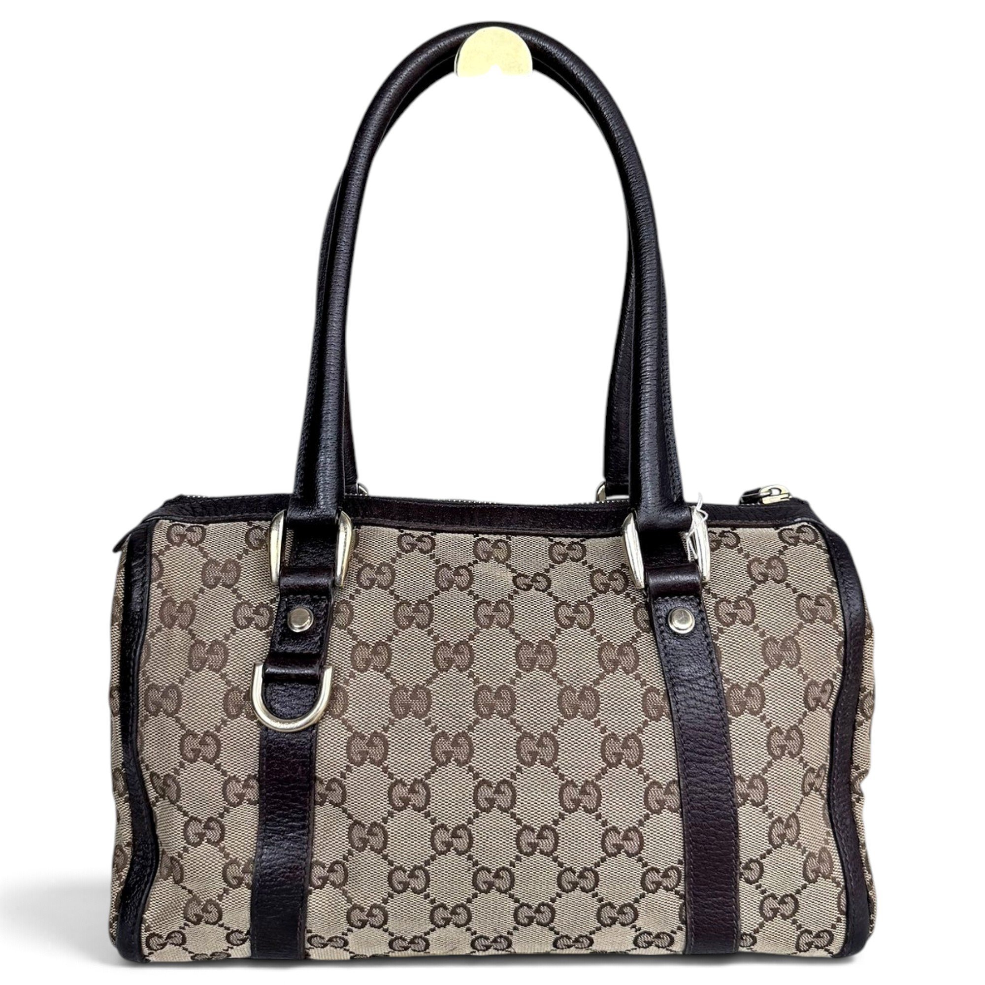Boston leather handbag