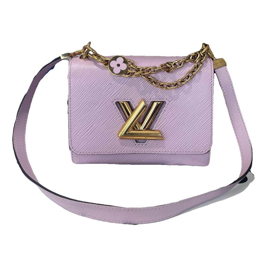 Twist leather handbag