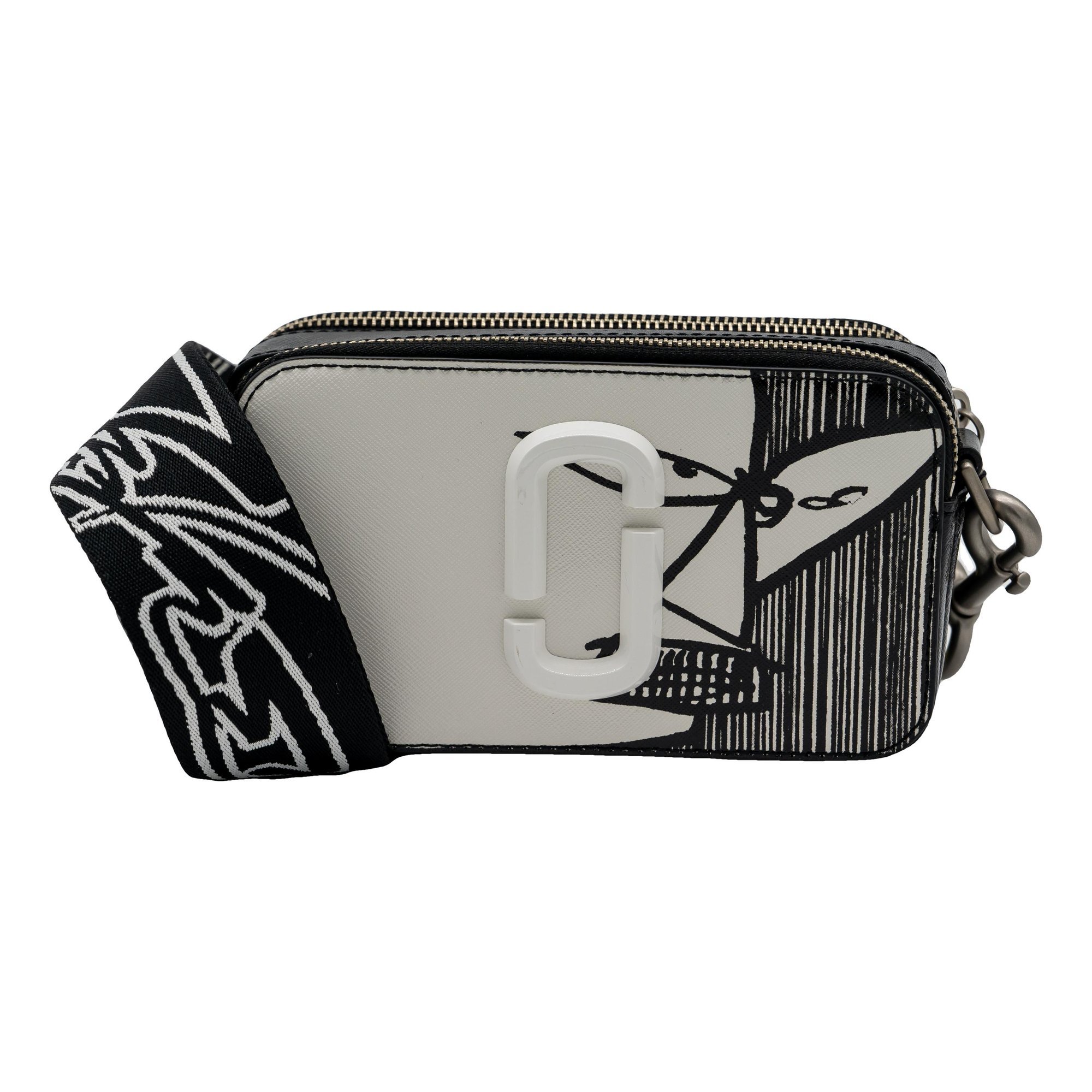Snapshot leather handbag