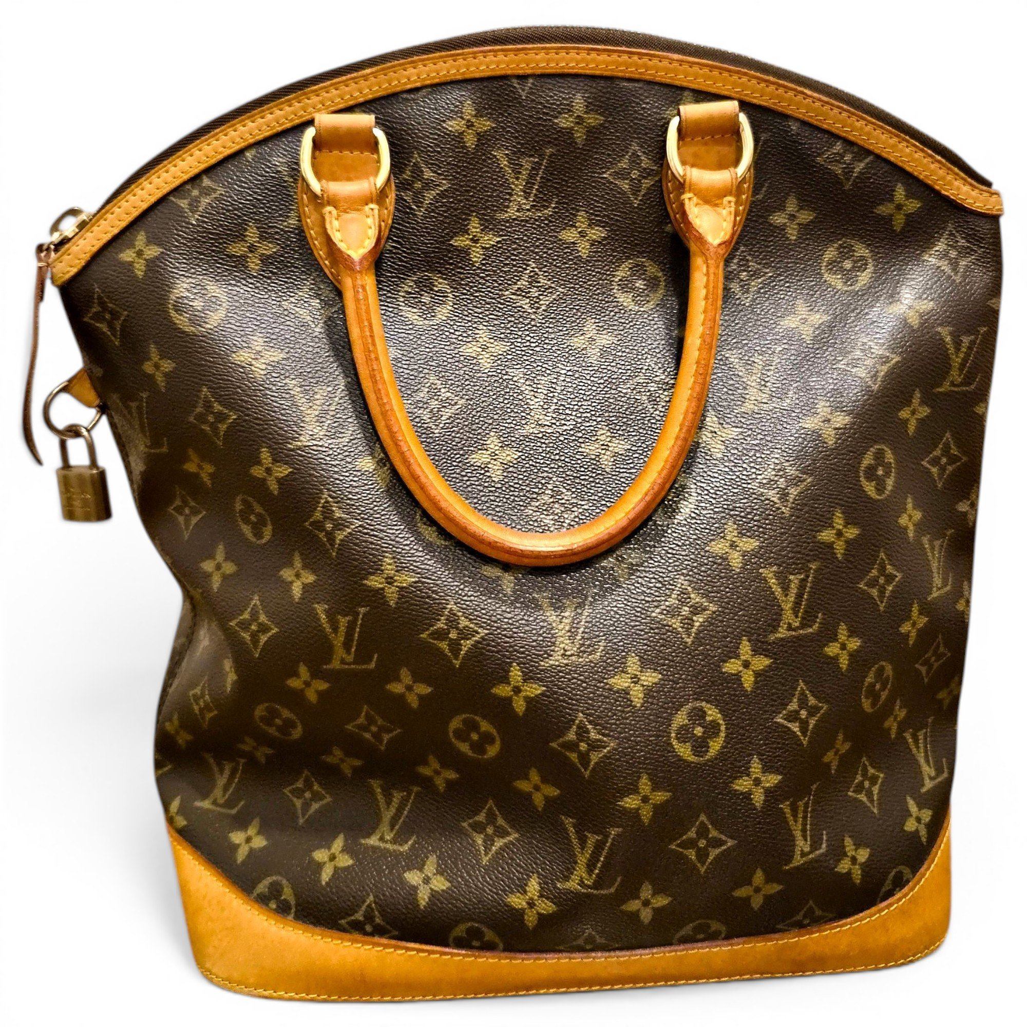Lockit Vertical leather handbag